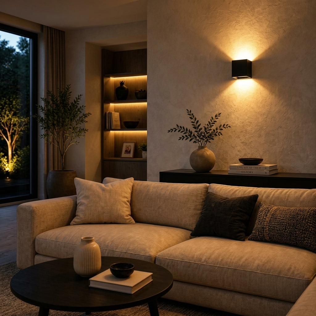 Cordless LED Wall Light with Motion Sensor Mode