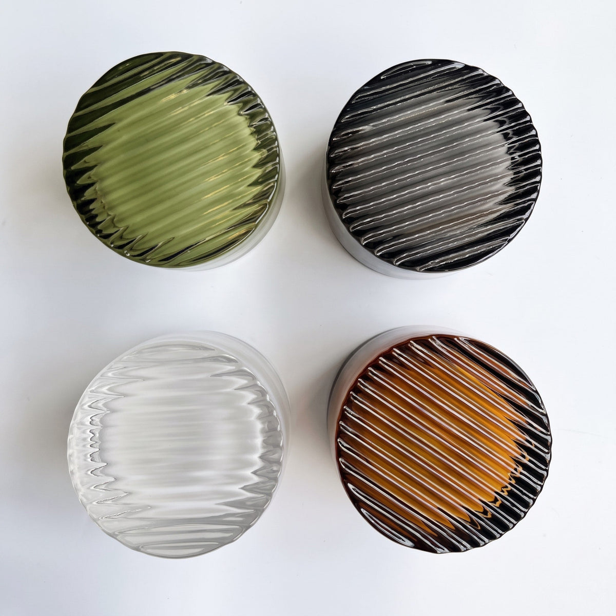 Acrylic LED Wall Light with Swirled Jelly Glow Design - Wall Light Fixtures - Brown - Oak Soho