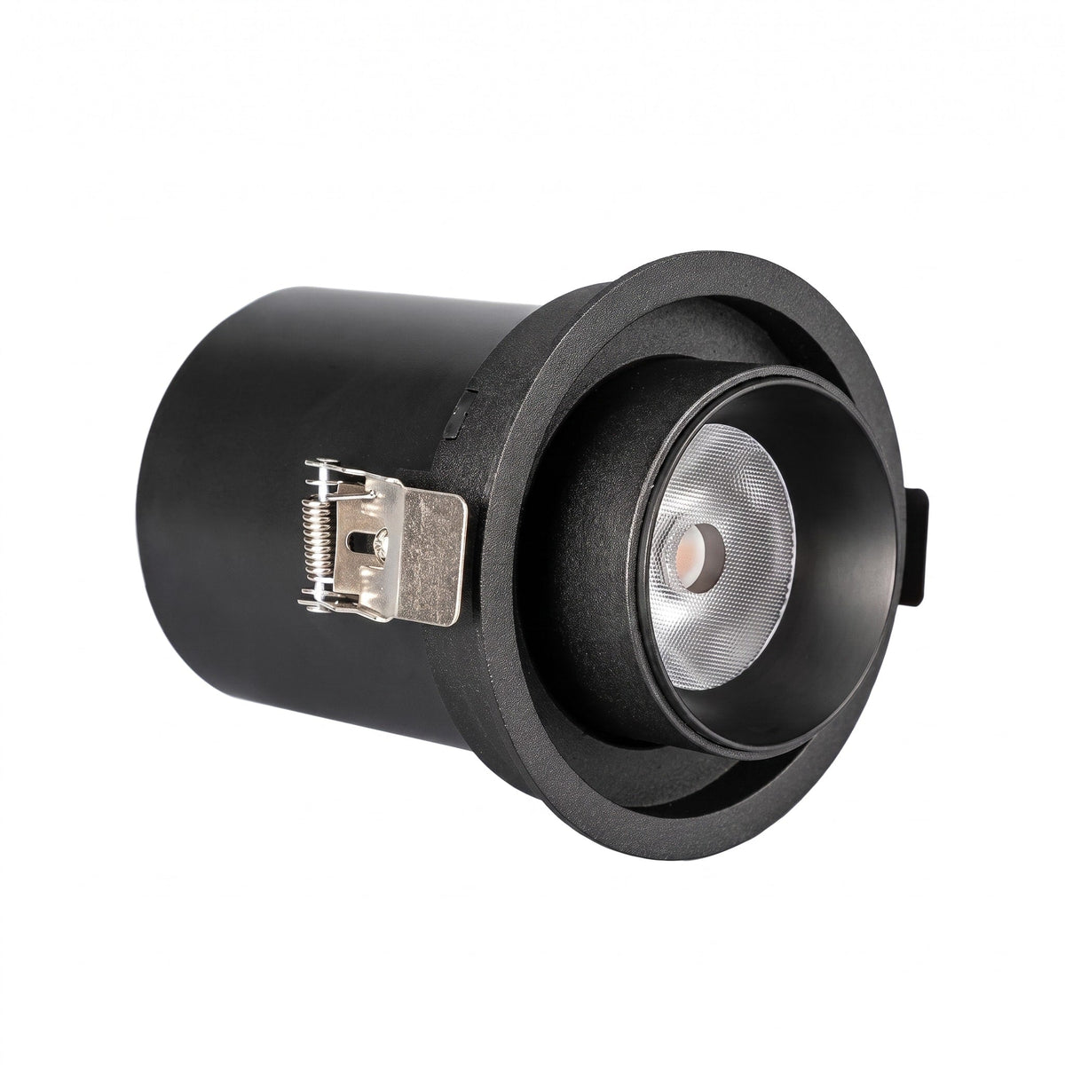 Adjustable Recessed LED Ceiling Spotlight for Modern Interiors - Recessed Light Fixtures - Black - Oaksoho