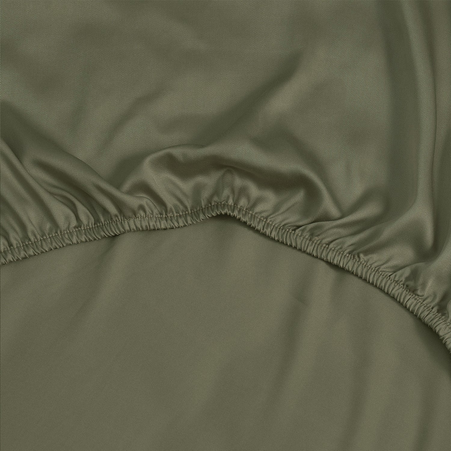 Bedding Set with Fitted Sheet and Two Pillowcases - Bedroom - Green - Oaksoho