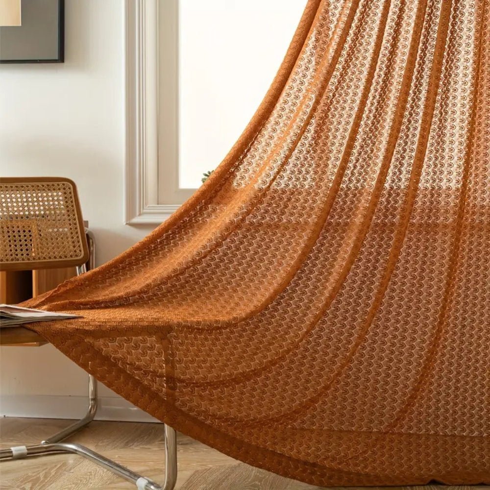 Boho - Style Crochet Curtain for Living and Bedrooms - Curtains & Drapes - 100 × 150 cm - Oaksoho