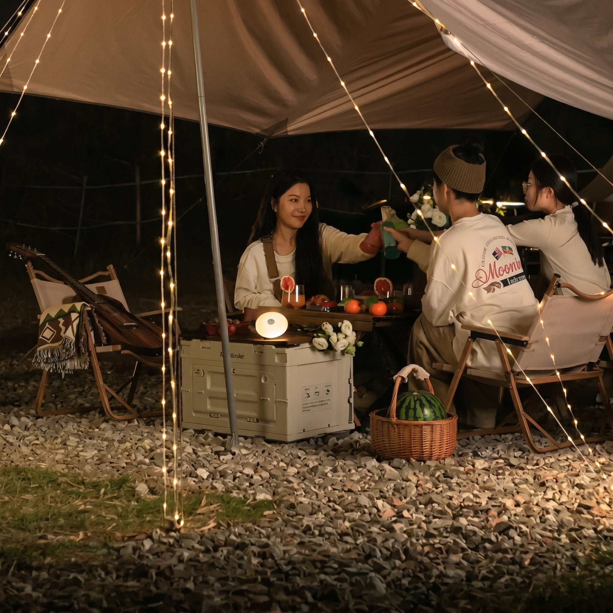 Camping Light with Retractable LED String Lights - Camping Light - Oaksoho