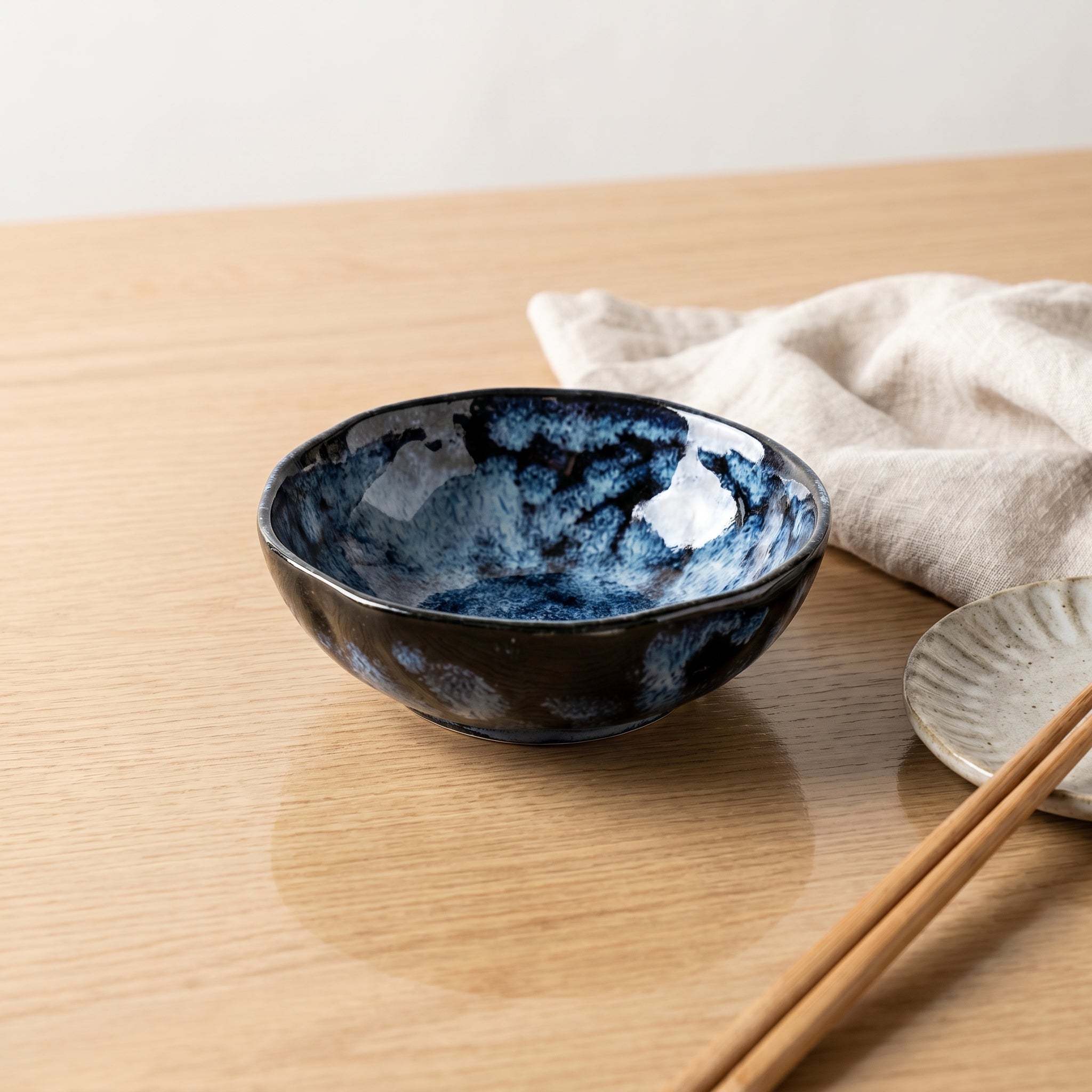 Ceramic Tableware with Reactive Glaze - Tableware - Dip Bowl - Oaksoho