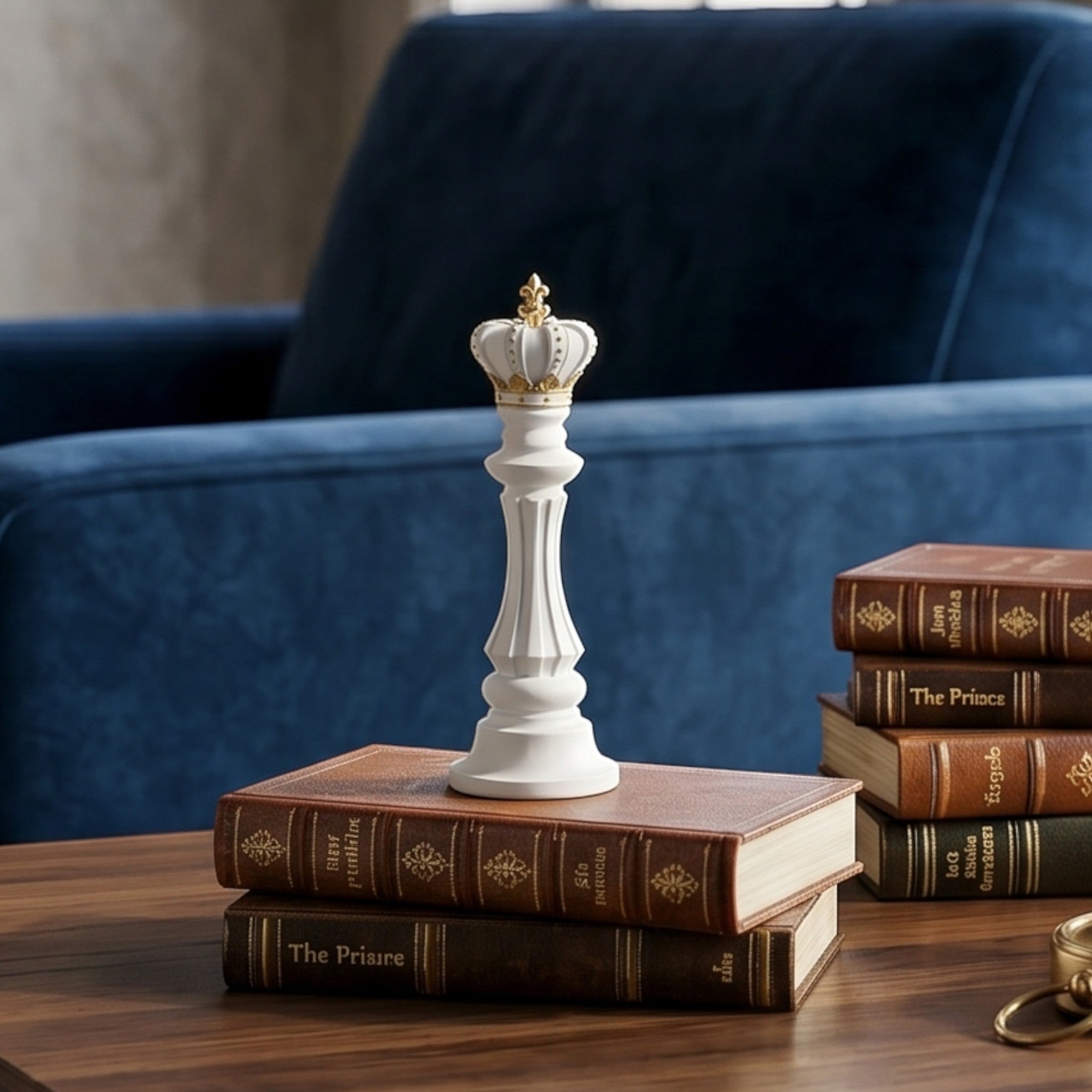 Chess Piece Decorative Sculpture - Sculpture - White King - Oaksoho