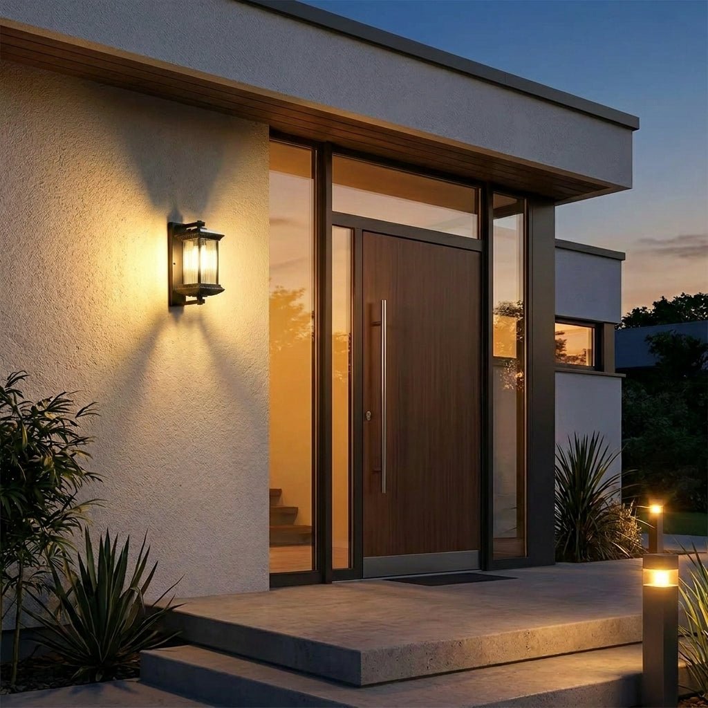 Classic Outdoor Wall Lamp with Warm LED Light - Wall Light - Oaksoho