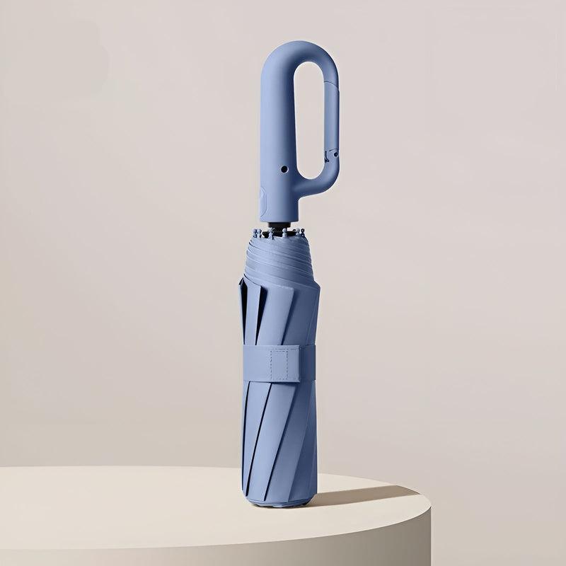 Compact Umbrella with Practical Ring Handle - Umbrella - Blue Cup - Oaksoho