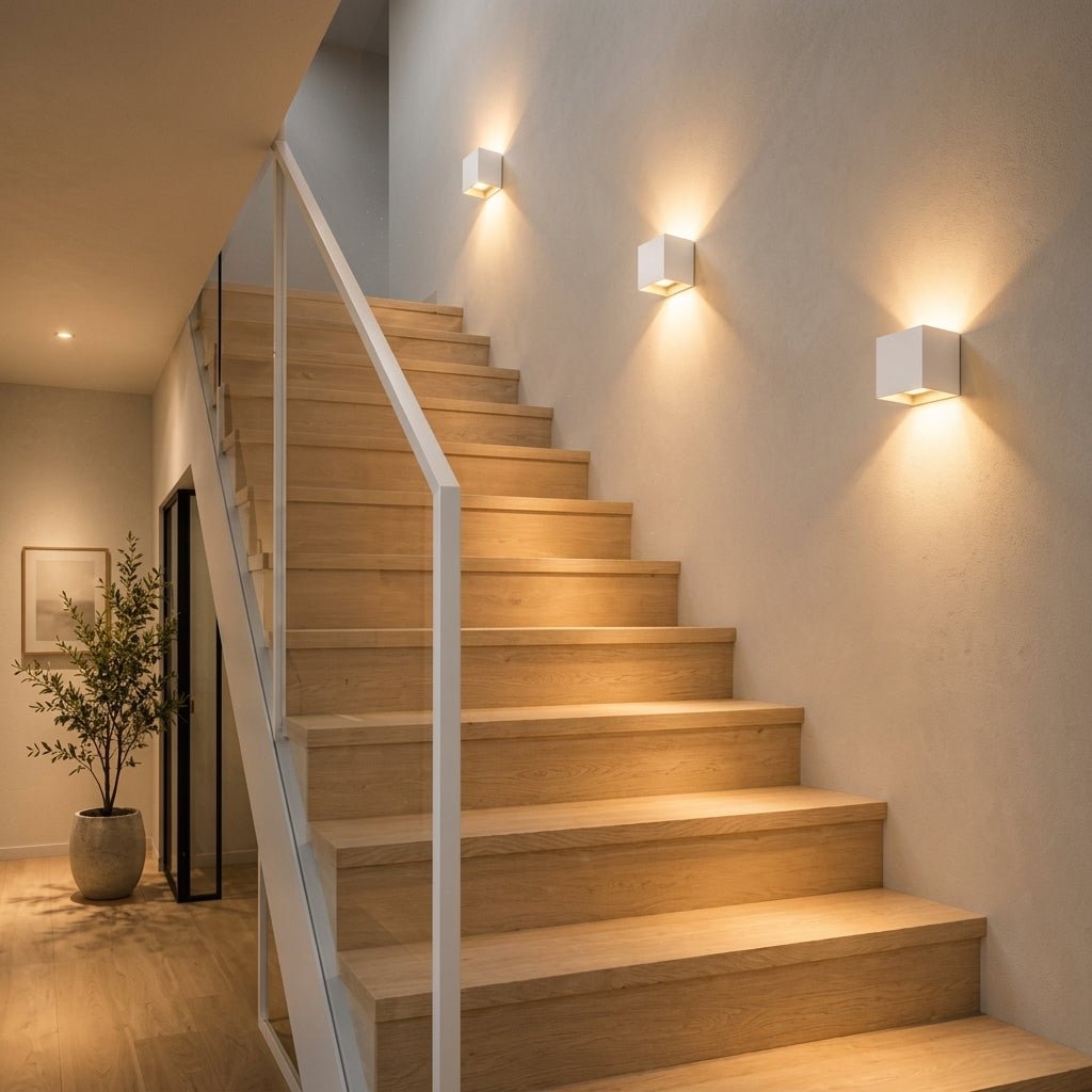 Cordless LED Wall Light with Motion Sensor Mode - Wall Light Fixtures - White - Oaksoho
