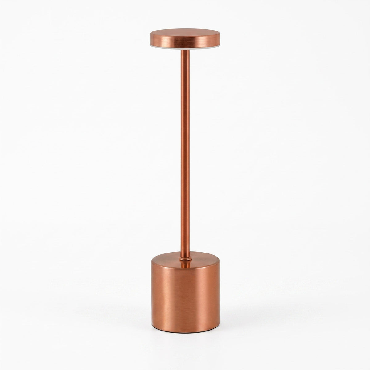 Cordless Rechargeable LED Table Lamp with Metal Base - Table Lamps - Rose gold - Oaksoho