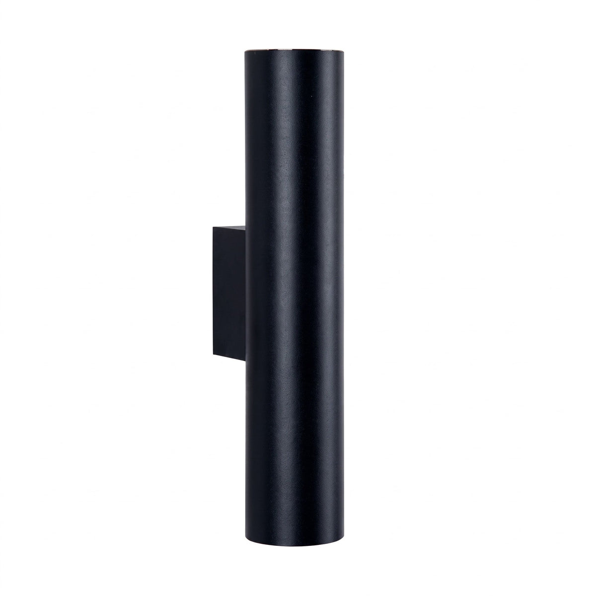 Cylindrical Wall Light with Up Down Light - Wall Light Fixtures - Black - Oaksoho