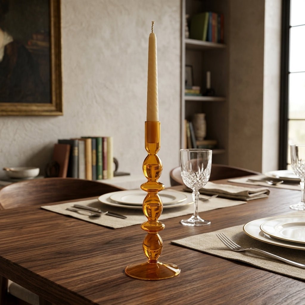 Decorative Shaped Candle Holder - Candle Holder - Pebble - Oaksoho
