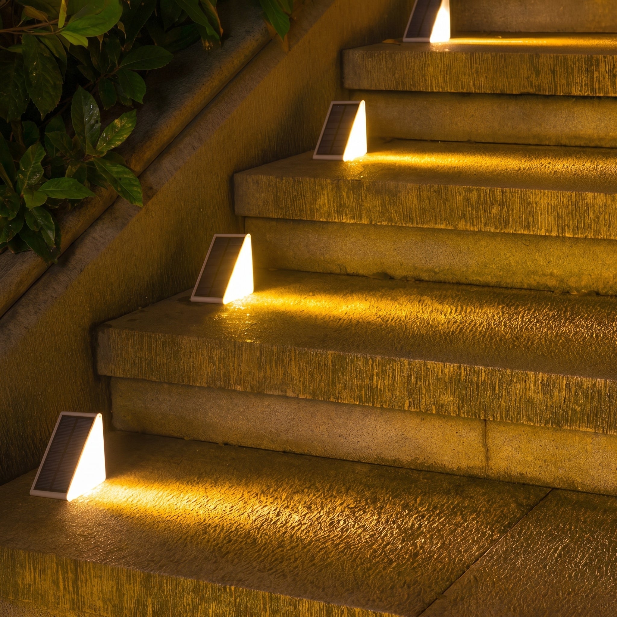 Decorative Solar LED Step Lighting for Outdoor Stairs - Solar LED Light - Oaksoho