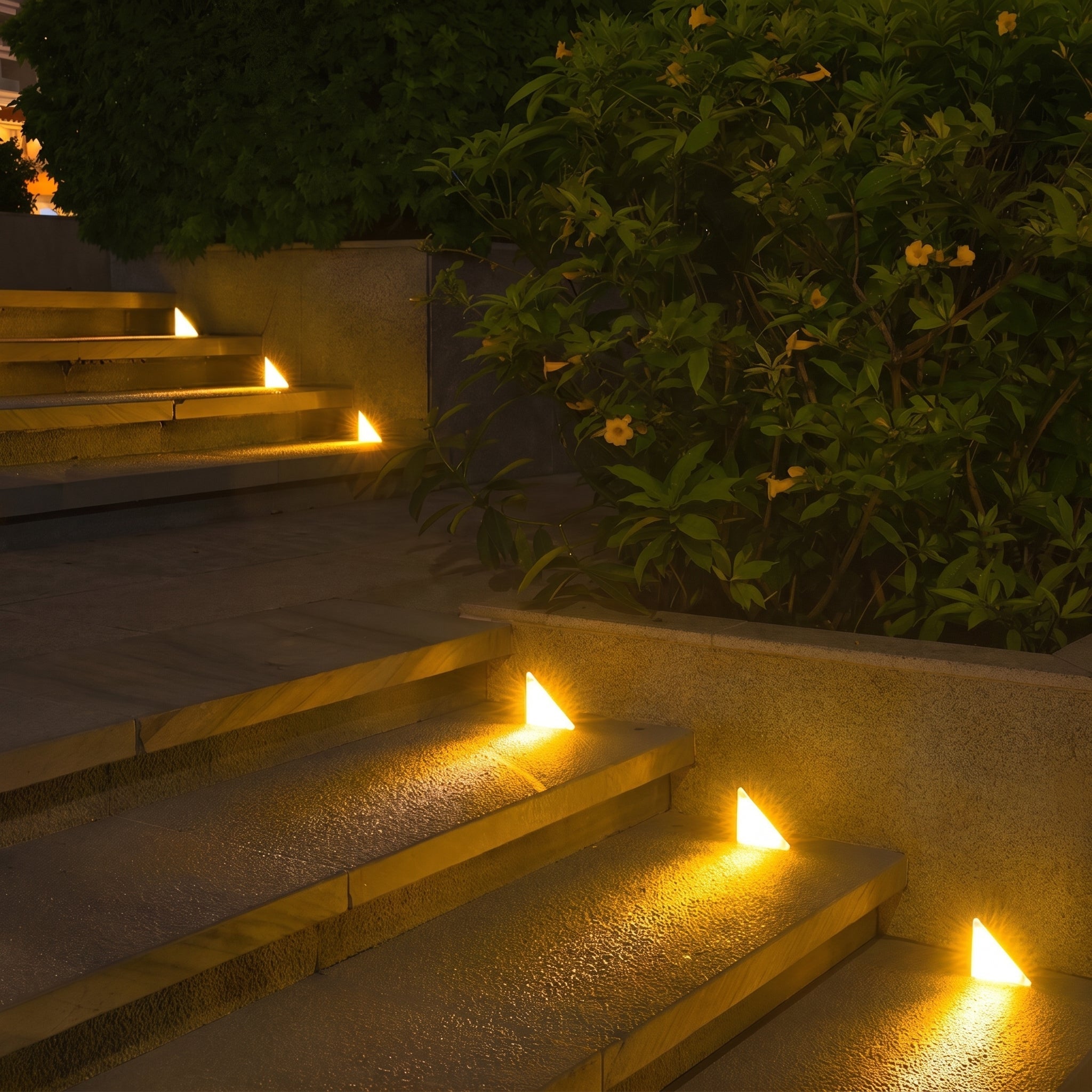 Decorative Solar LED Step Lighting for Outdoor Stairs - Solar LED Light - Oaksoho
