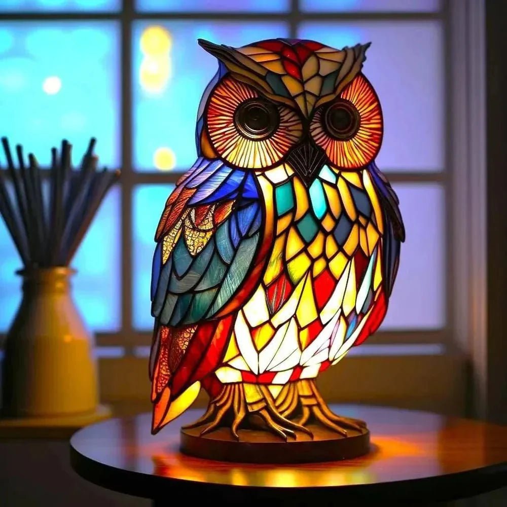 Faunix – Artistic Lamp with Animal-Motif Design - Table Lamp - Owl - Oaksoho
