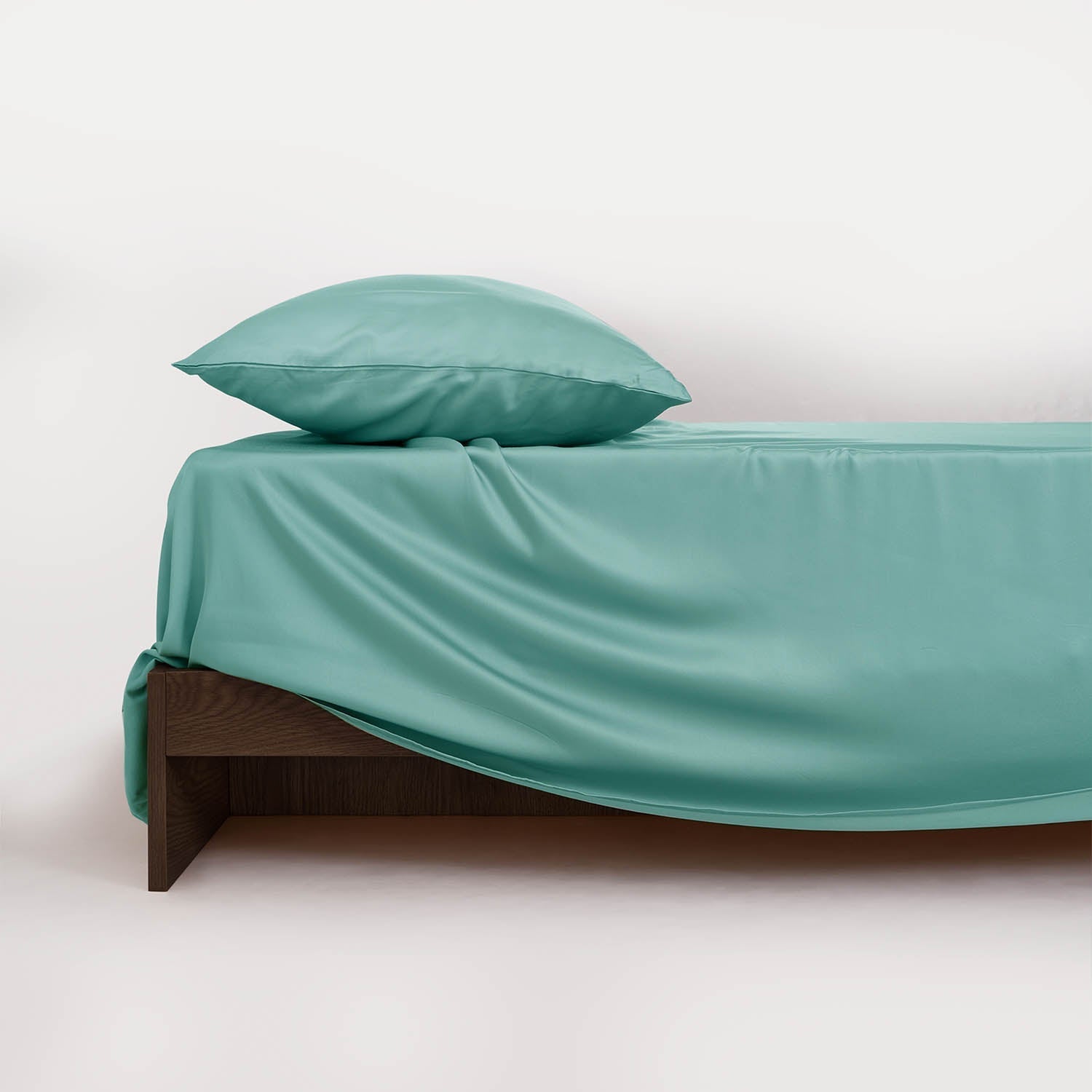 Flat Sheet with a Breathable Surface - Bedroom - Teal - Oaksoho