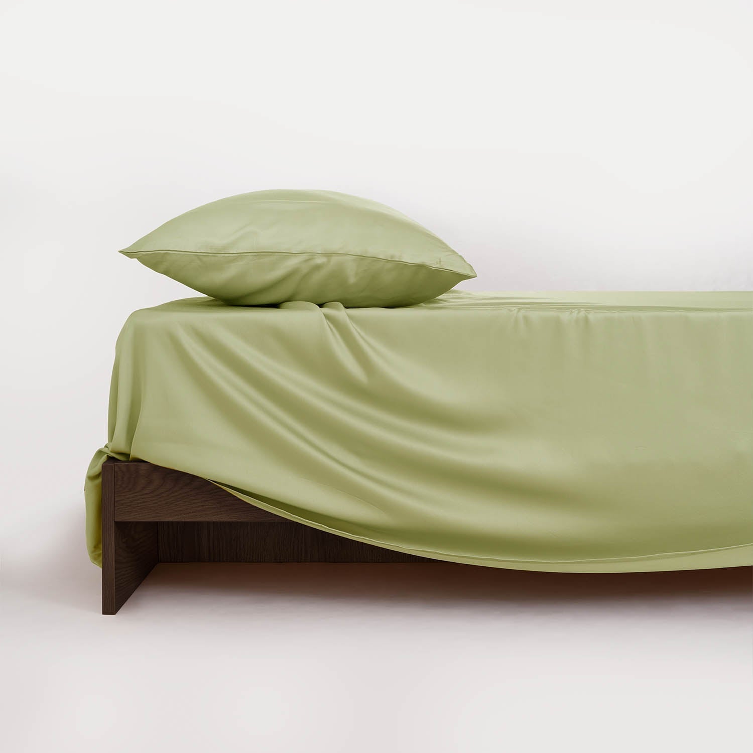 Flat Sheet with a Breathable Surface - Bedroom - Sage Green - Oaksoho