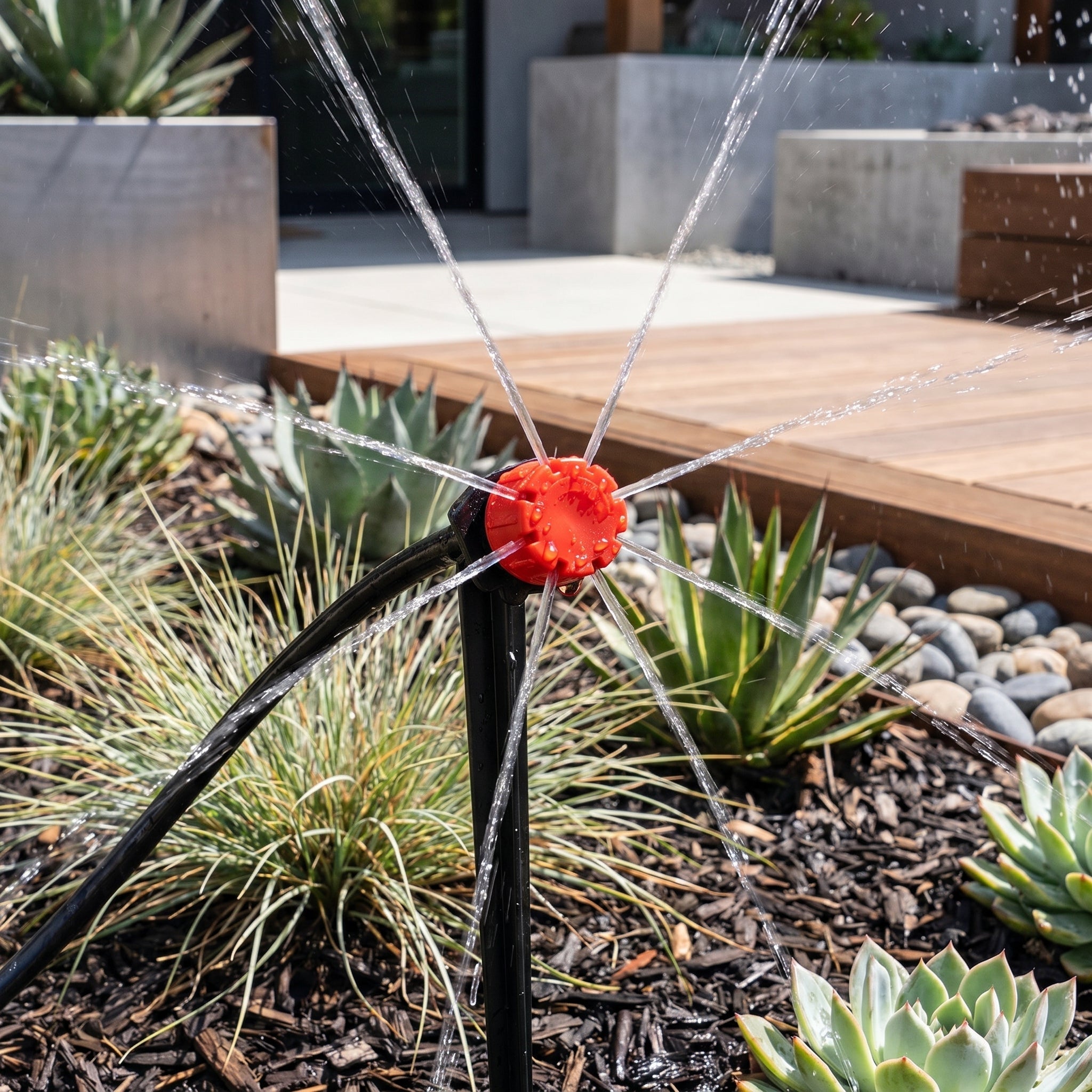Garden Drip Irrigation Set with Automatic Water Timer - Garden Drip Irrigation - 5 Meters - Oaksoho