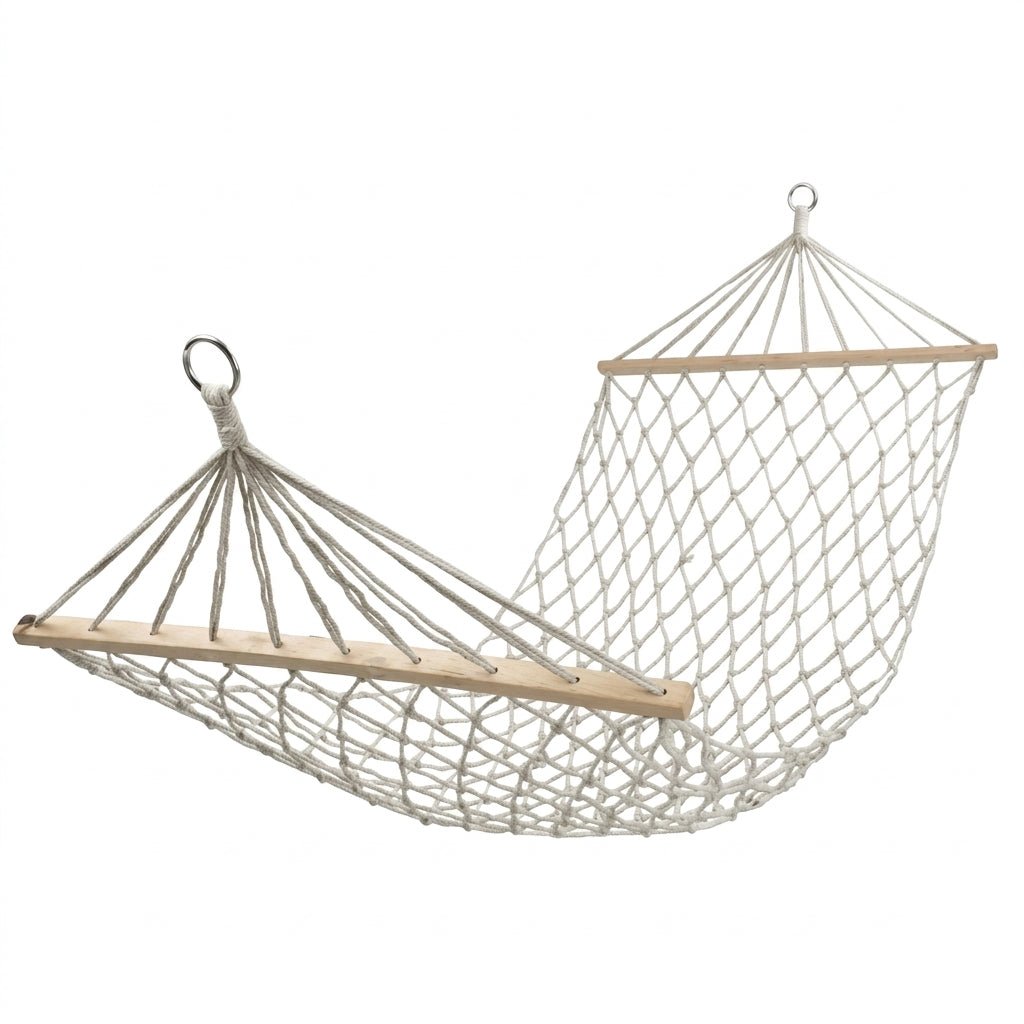Hammock with Spreader Bar for Outdoor Use - Outdoor Hammrock - Oaksoho