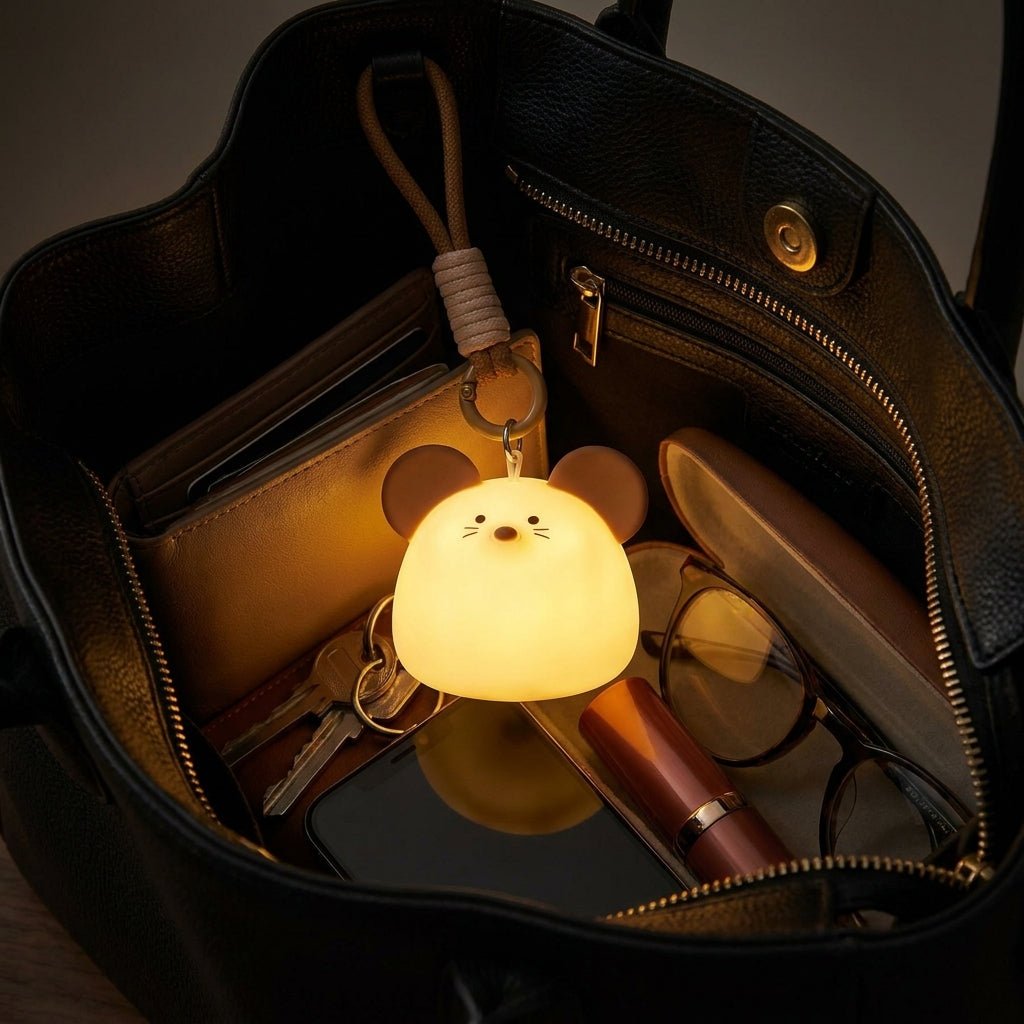 Handy Mini Night Light for Handbags - Night Light - Mouse - Oaksoho