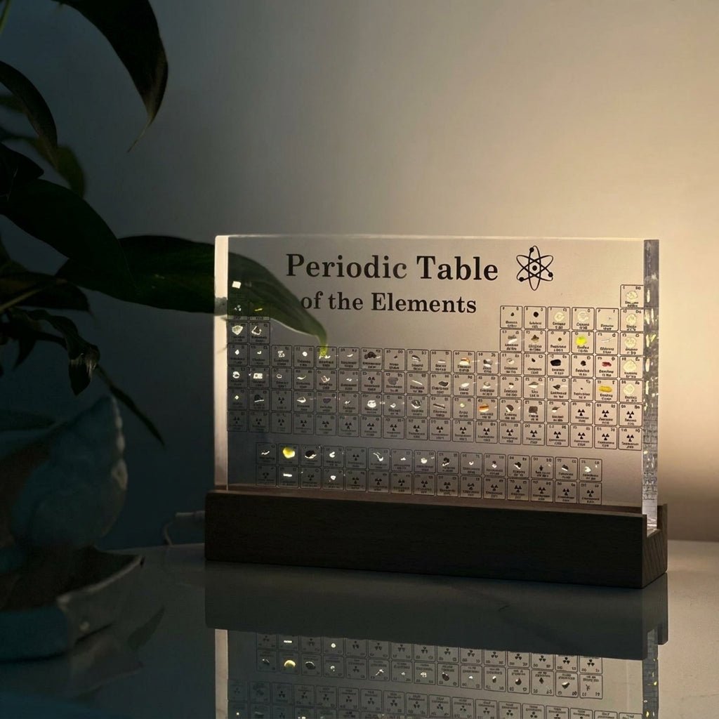 Illuminated Periodic Table Acrylic Desk Lamp Decoration - Table Lamps - Medium - Oaksoho