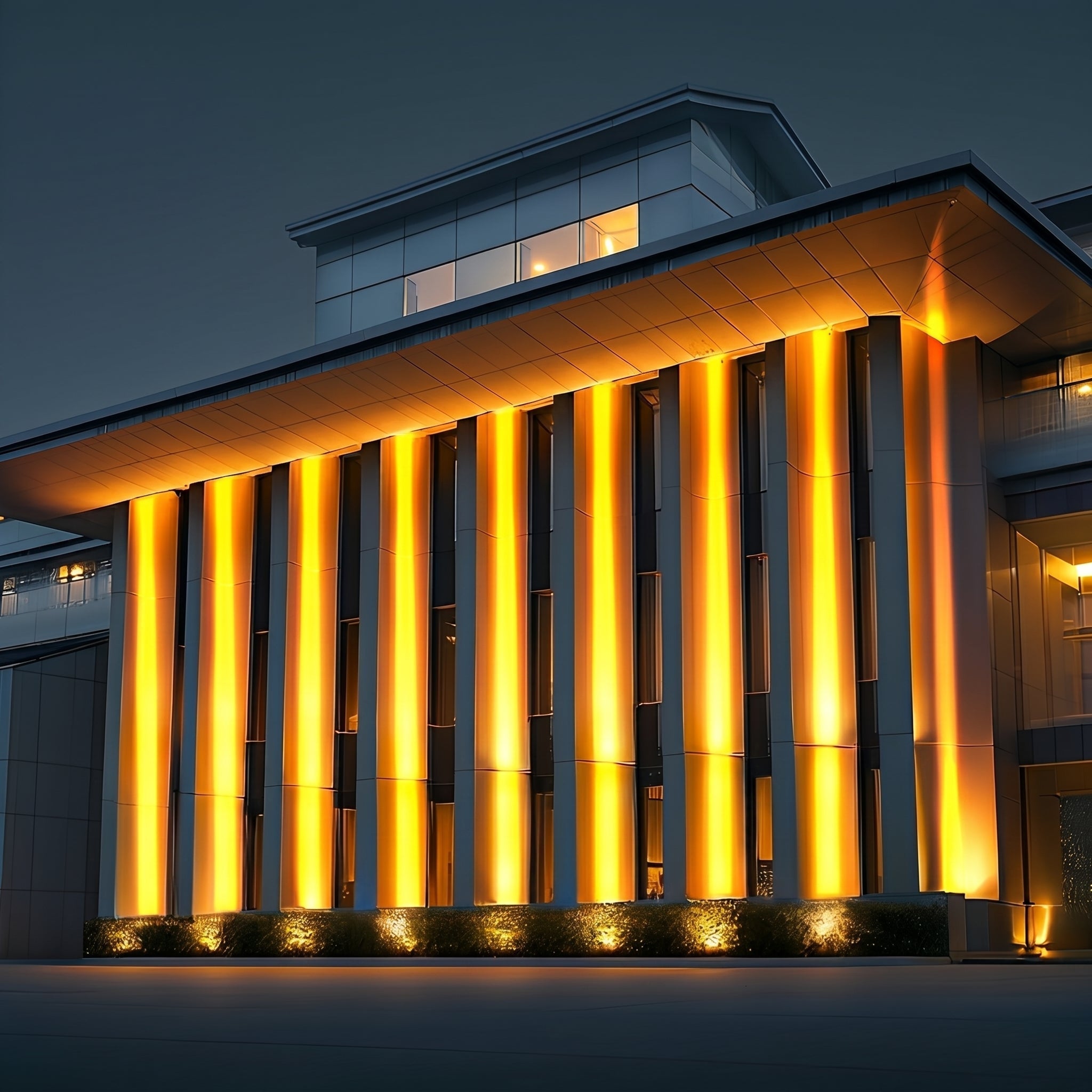 LED Ground Recessed Spotlight for Facade Uplighting - LED Spotlight - Yellow - Oaksoho