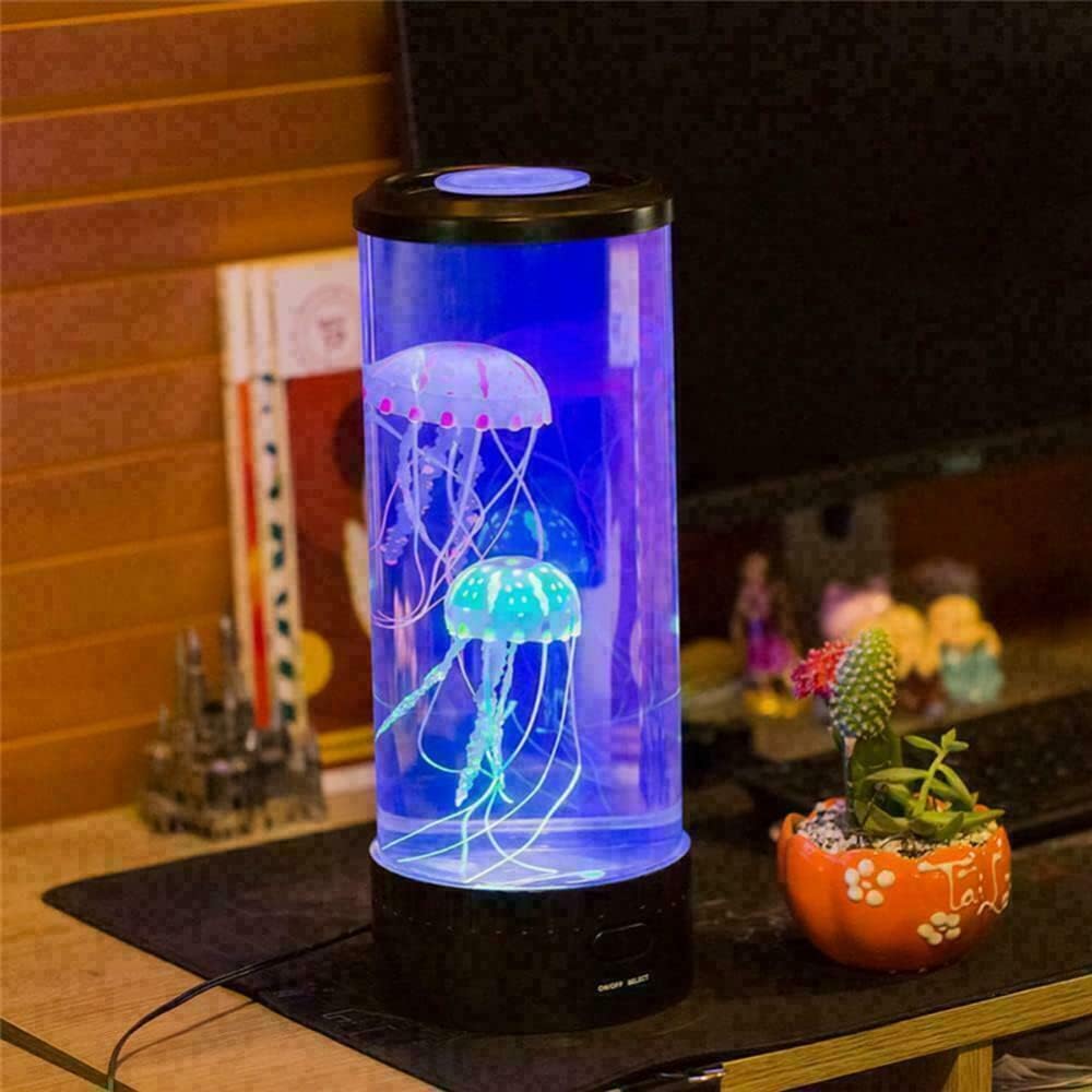 LED Jellyfish Lamp for a Relaxing Atmosphere - Table Lamps - Oaksoho