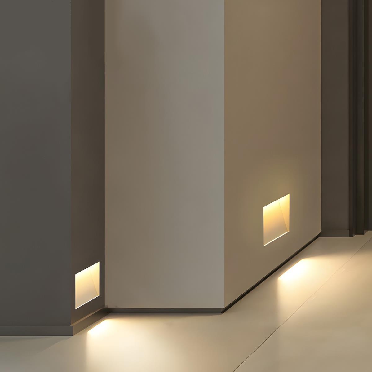LED Recessed Light with Motion Sensor - Wall Light - Warm White - Oaksoho