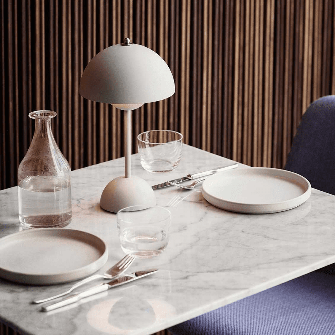 LED Table Lamp in Modern Arch Design - Tischlampen - White - Oaksoho