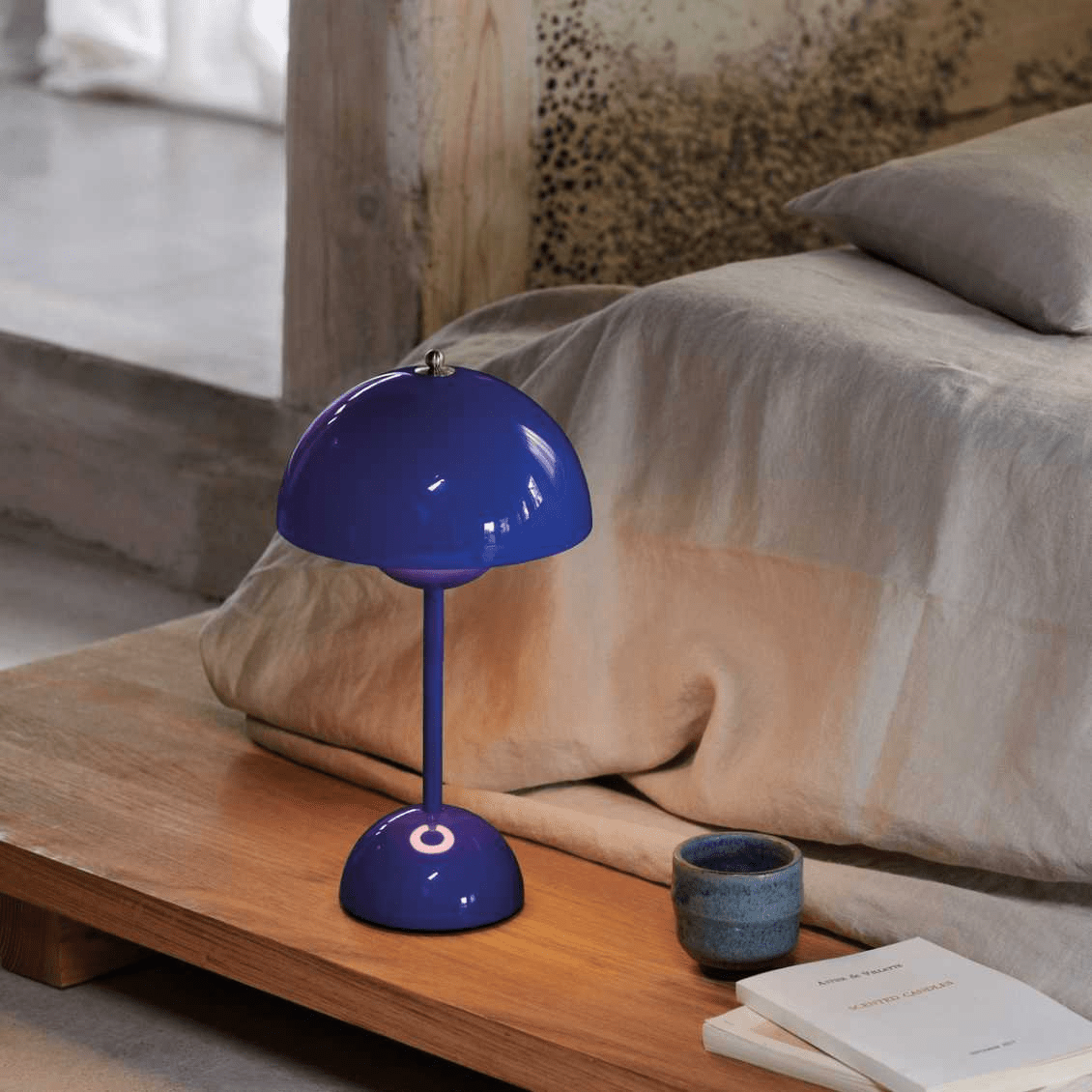 LED Table Lamp in Modern Arch Design - Tischlampen - Blue - Oaksoho