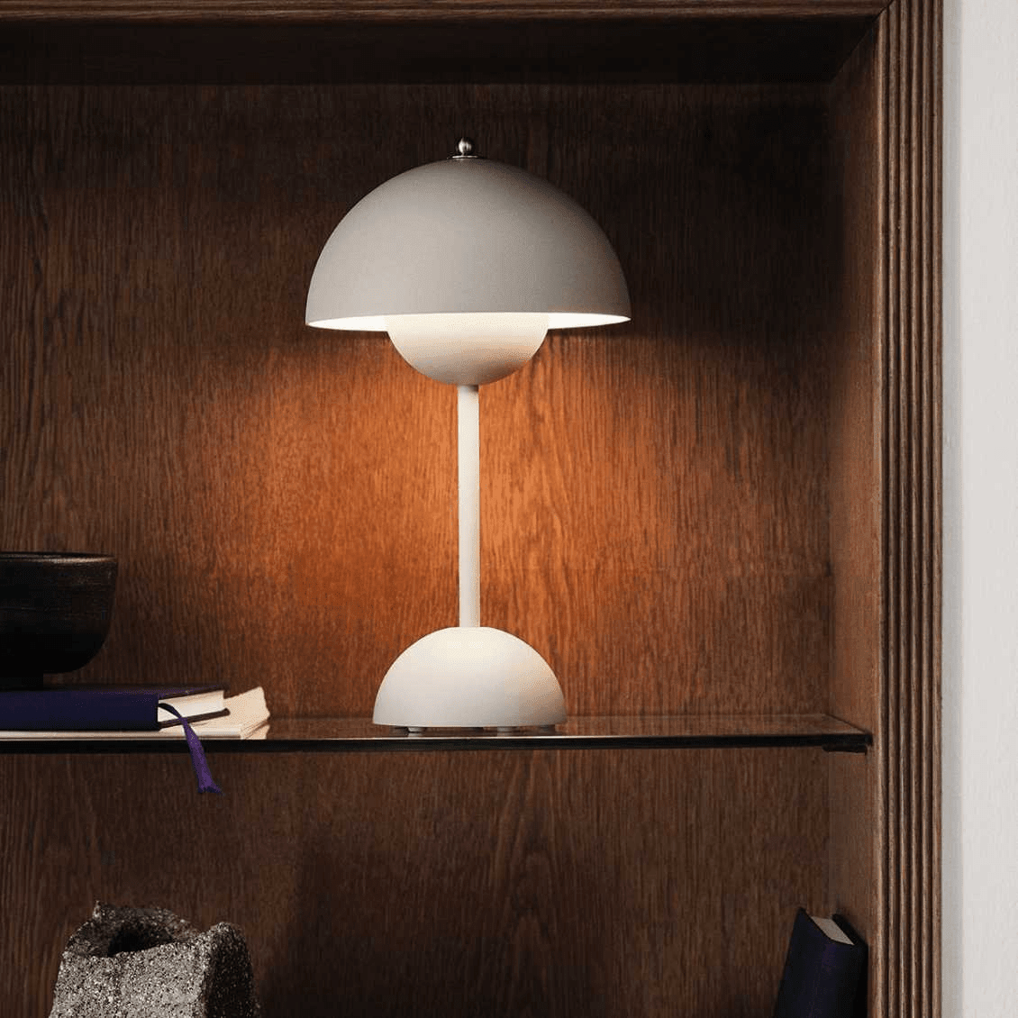 LED Table Lamp in Modern Arch Design - Tischlampen - White - Oaksoho
