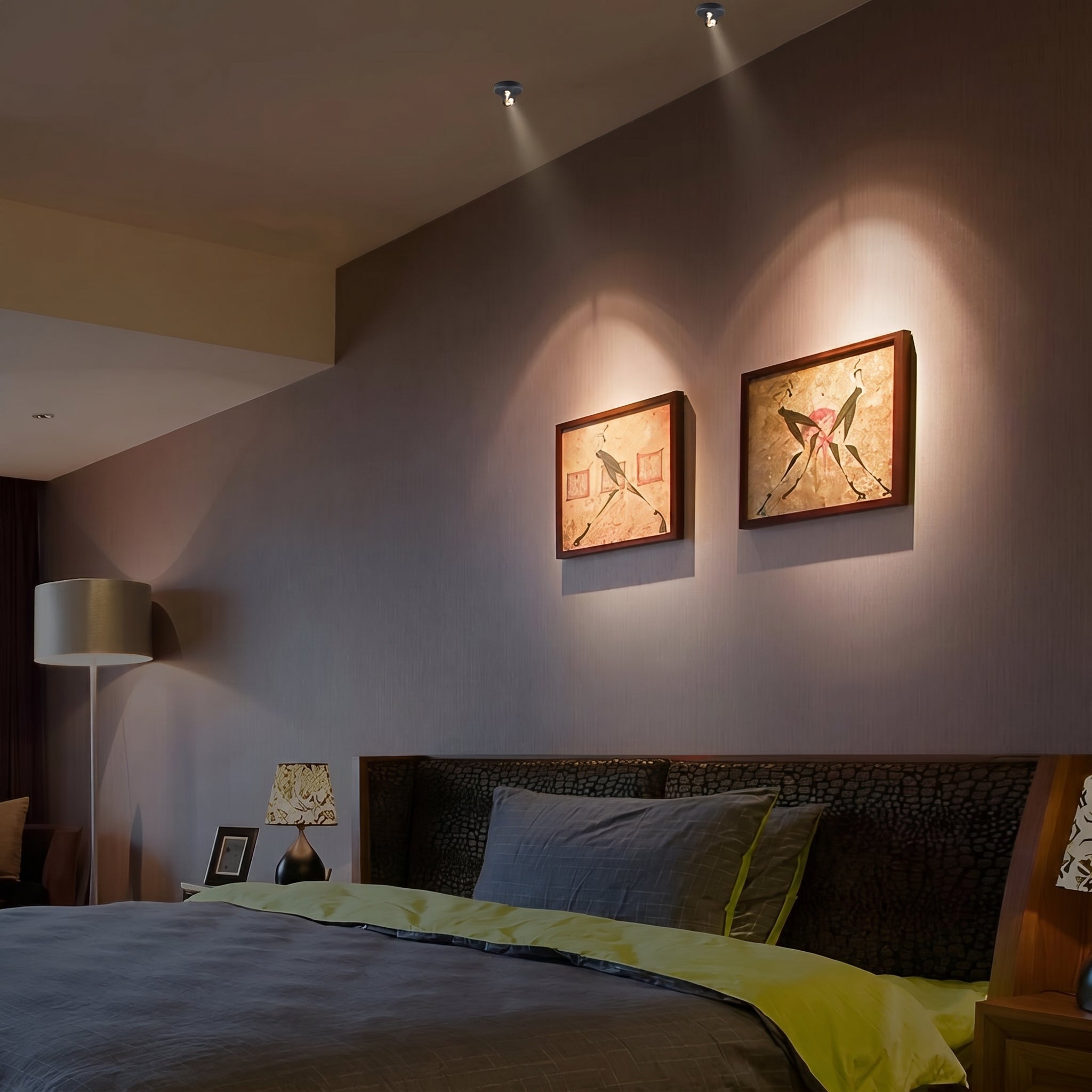 LED Wall Spotlight with Adjustable Head - Wall Light - Without Remote Control - Oaksoho