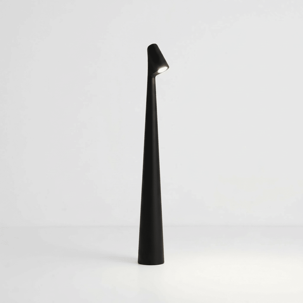 Minimalist Scandinavian Design Cordless LED Table Lamp - Table Lamps - Black - Oak Soho
