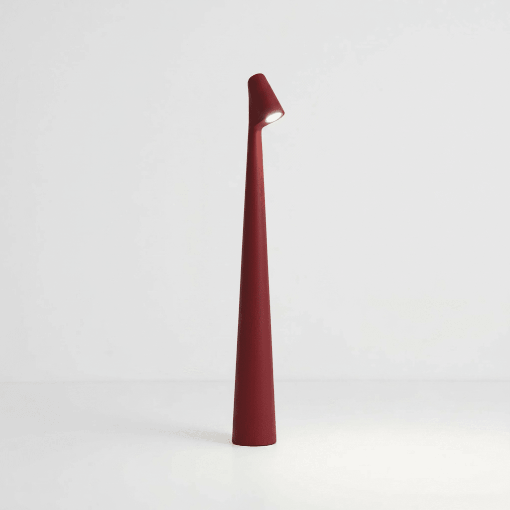 Minimalist Scandinavian Design Cordless LED Table Lamp - Table Lamps - Red - Oak Soho