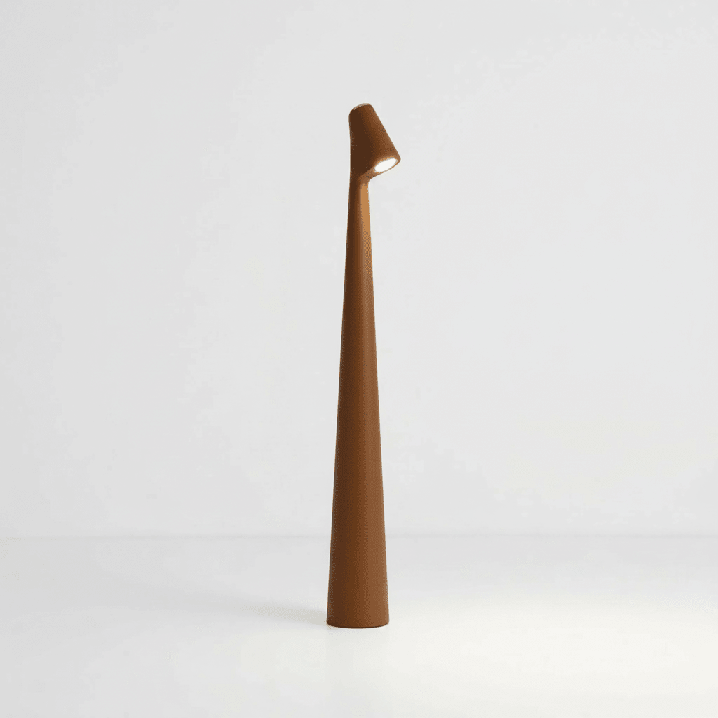 Minimalist Scandinavian Design Cordless LED Table Lamp - Table Lamps - Brown - Oak Soho