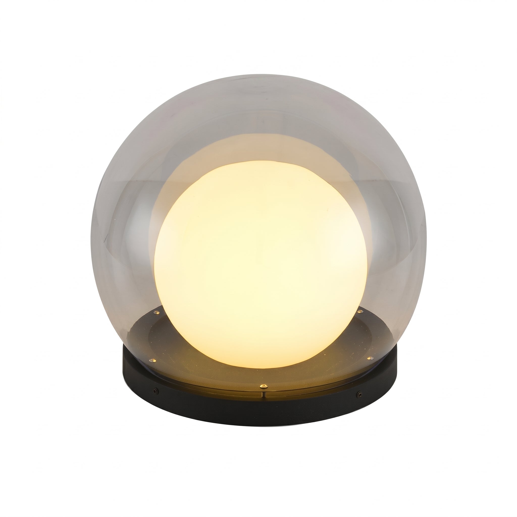 Modern Spherical LED Outdoor Light with Glass Shade - Wall Light - Oaksoho
