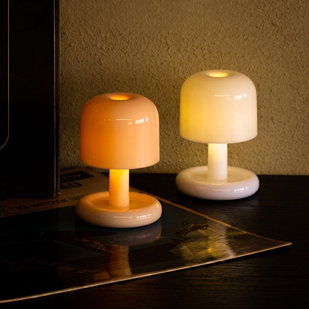Mushroom Shaped Rechargeable Portable Table Lamp - Table Lamps - Default - Oaksoho