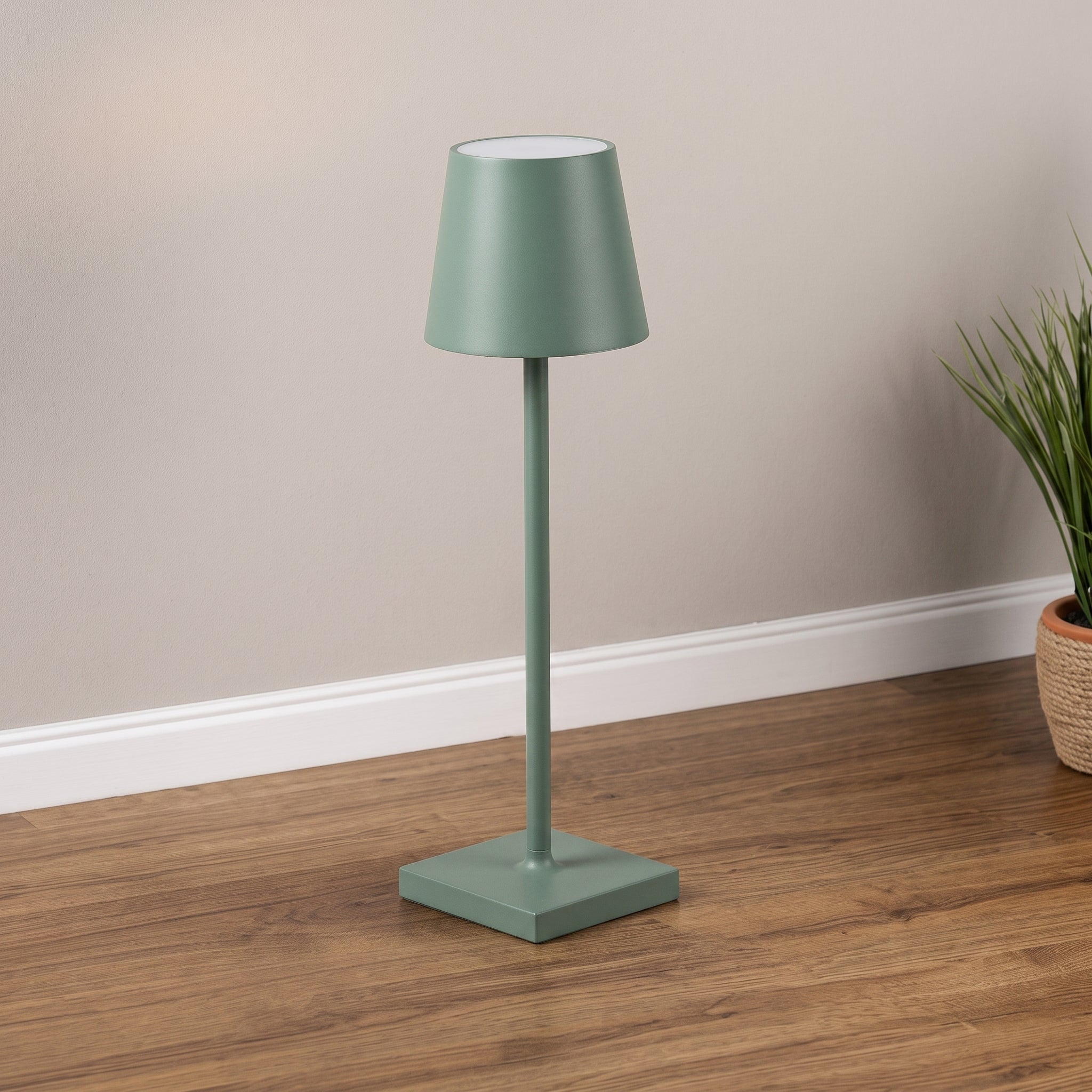 Nordic Slim Desk Lamp with Conical Shade - Table Lamps - Green - Oaksoho