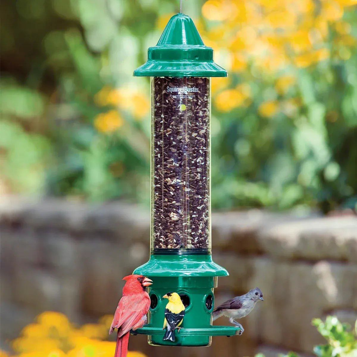Outdoor Hanging Tube Bird Feeder - Bird Feeder - Oaksoho