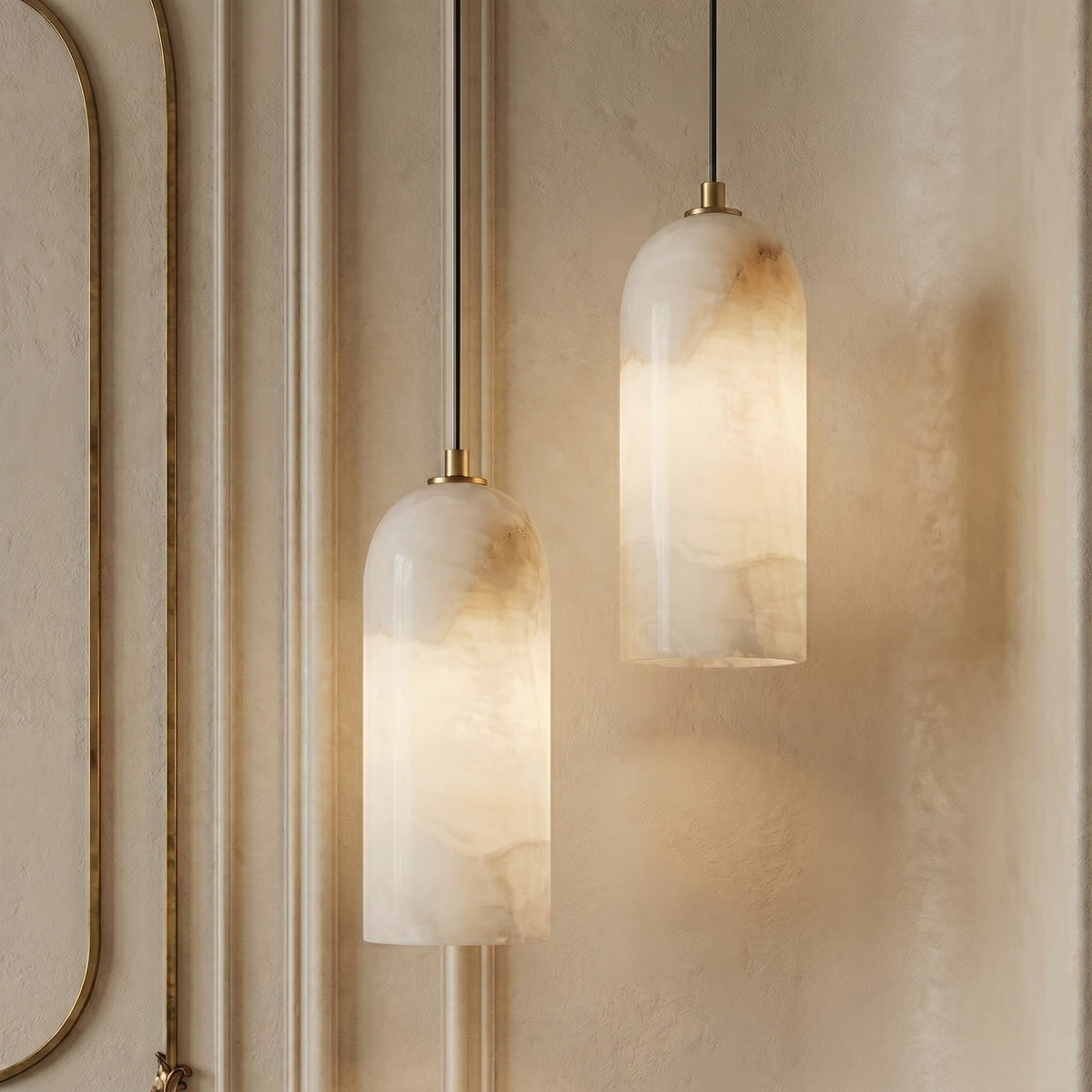 Pendant Light Fixture with Stone Finish - Pendant Light Fixtures - Oaksoho