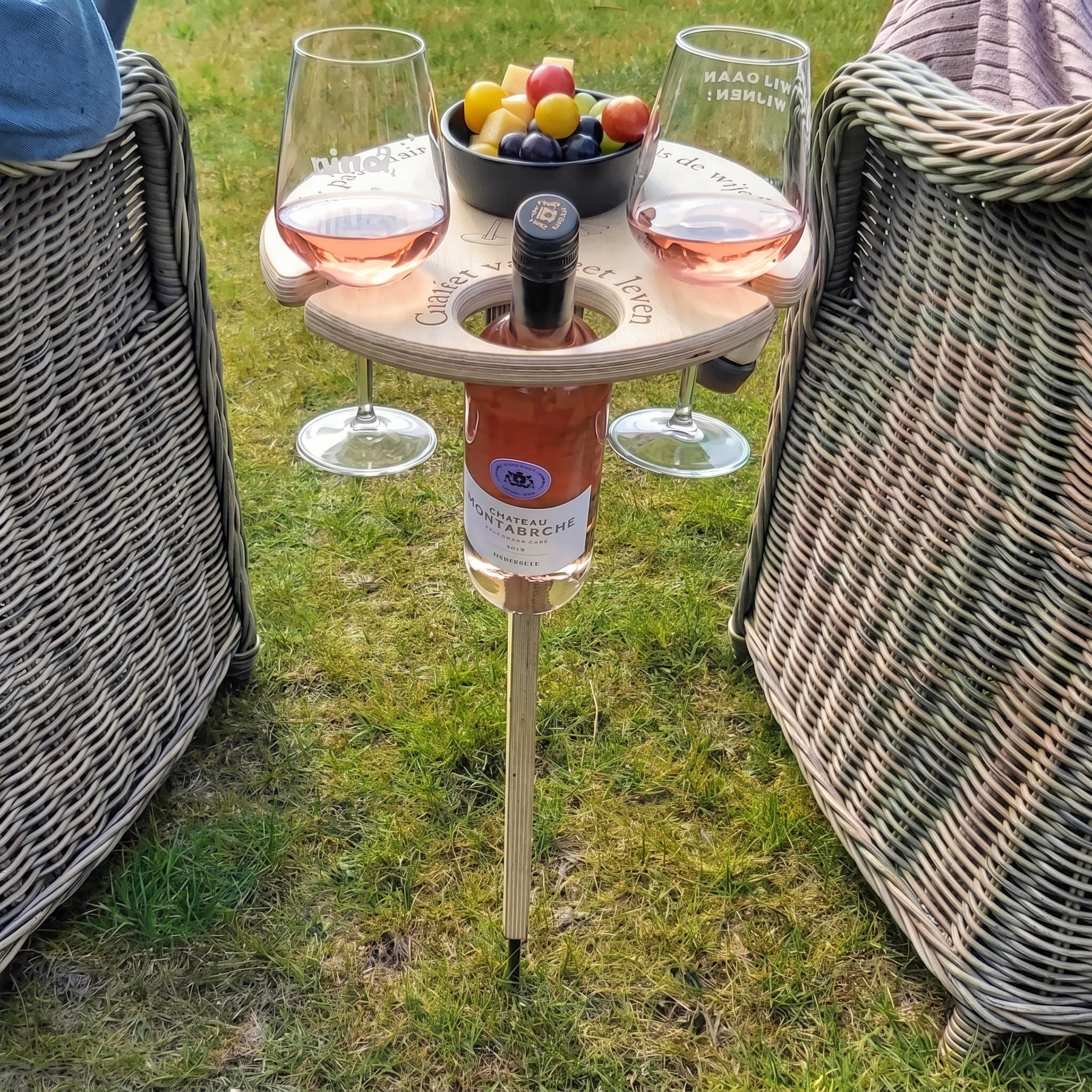 Portable Foldable Wine Table for Outdoor Use - Portable Table - Oaksoho