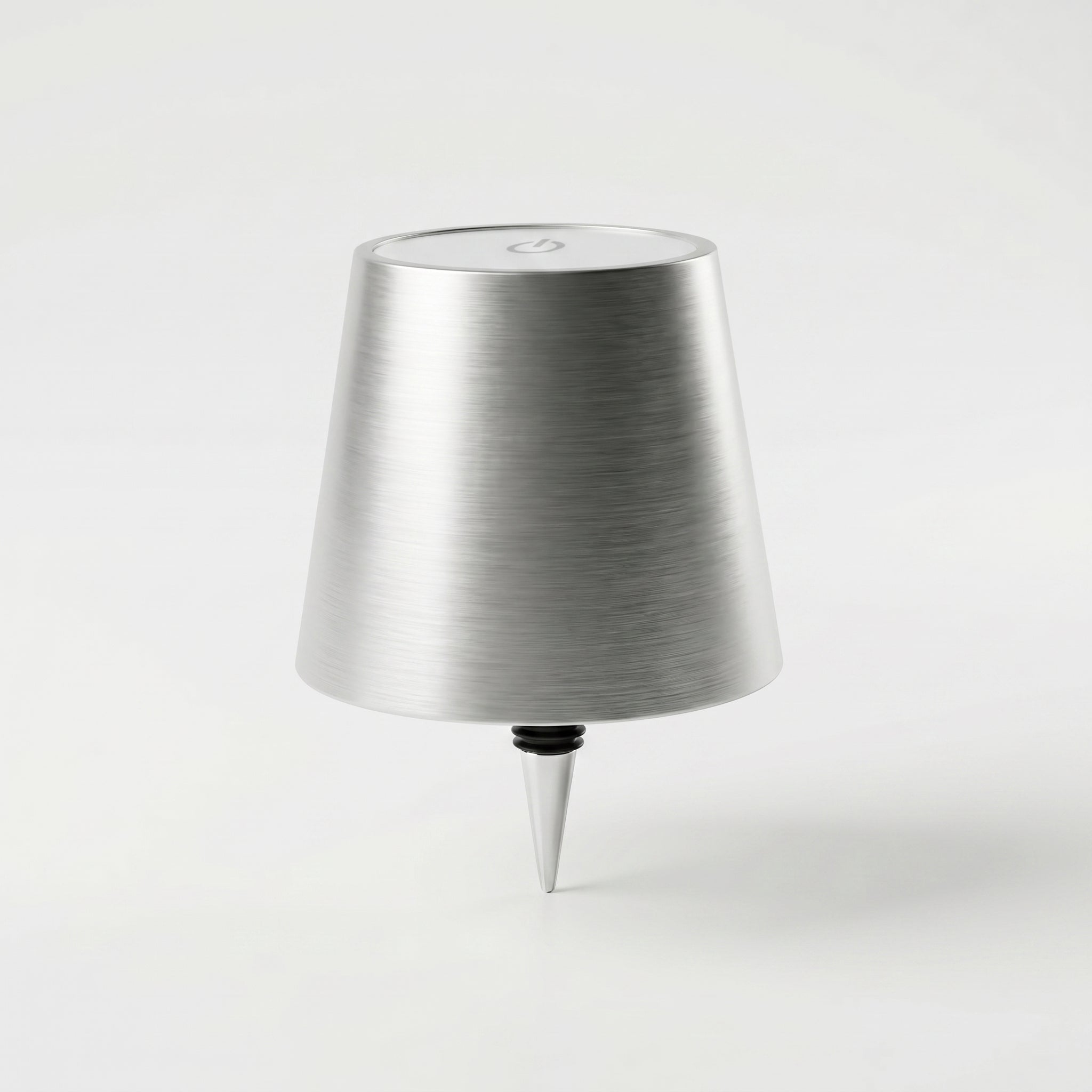 Portable LED Table Lamp Wine Bottle Attachment Design - Table Lamps - Silver - Oaksoho