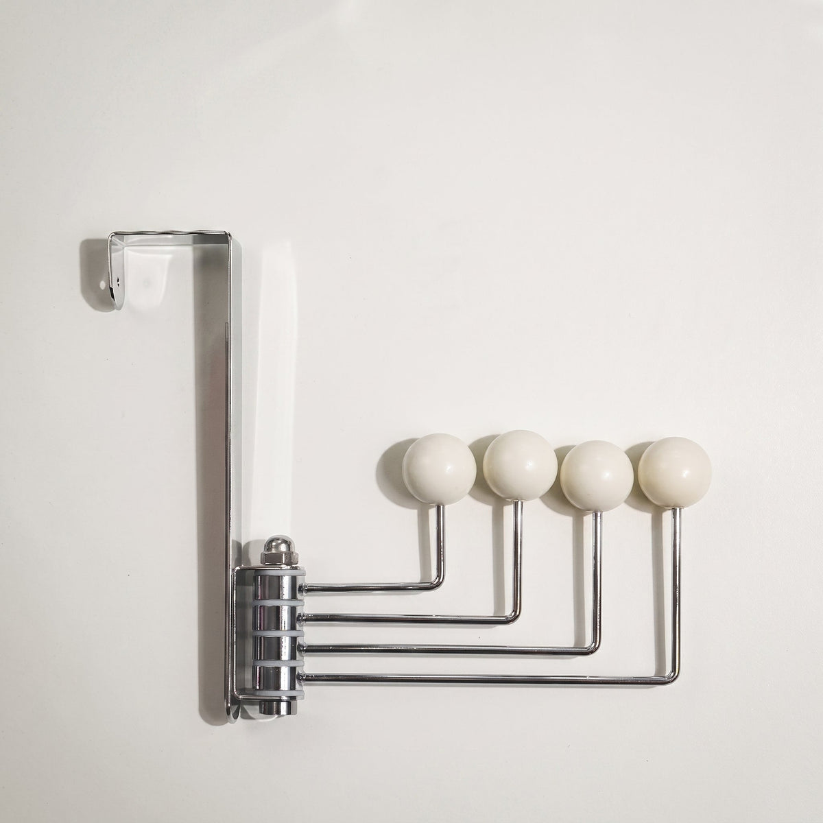 Rotatable Wall Hook with Ball Tips - Utility Hooks - White - Oaksoho