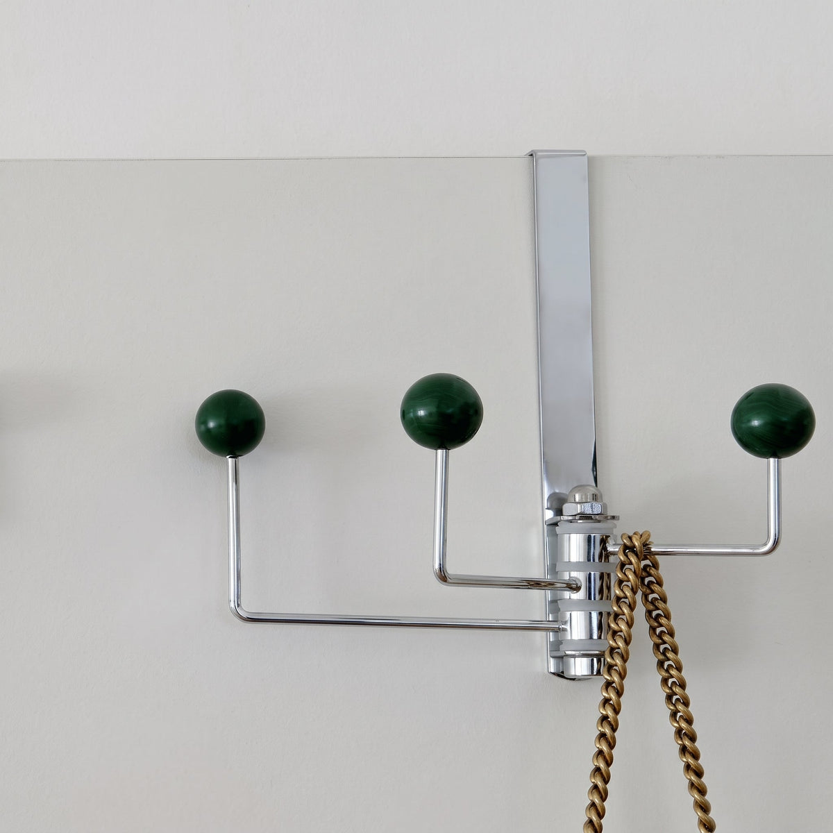 Rotatable Wall Hook with Ball Tips - Utility Hooks - Dark Green - Oaksoho