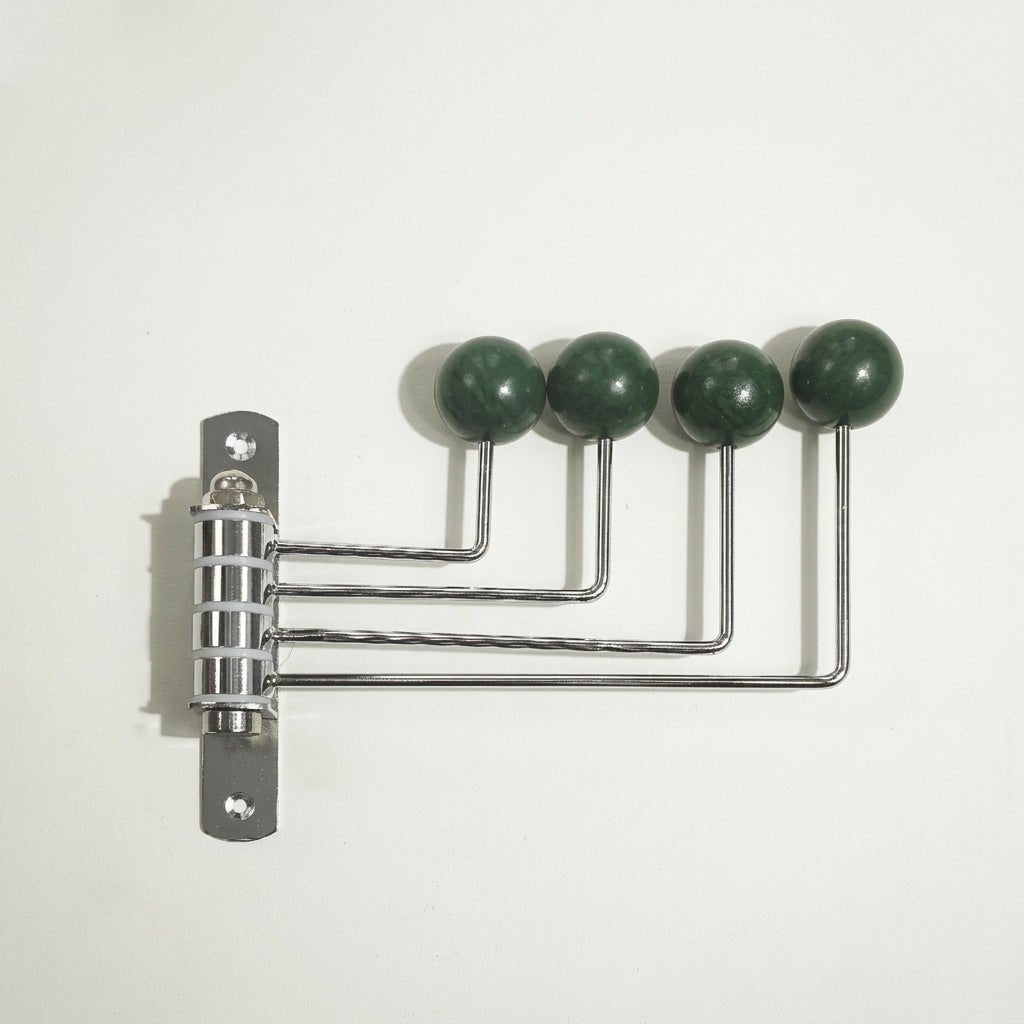 Rotatable Wall Hook with Ball Tips - Wall Hook - Dark Green - Oaksoho