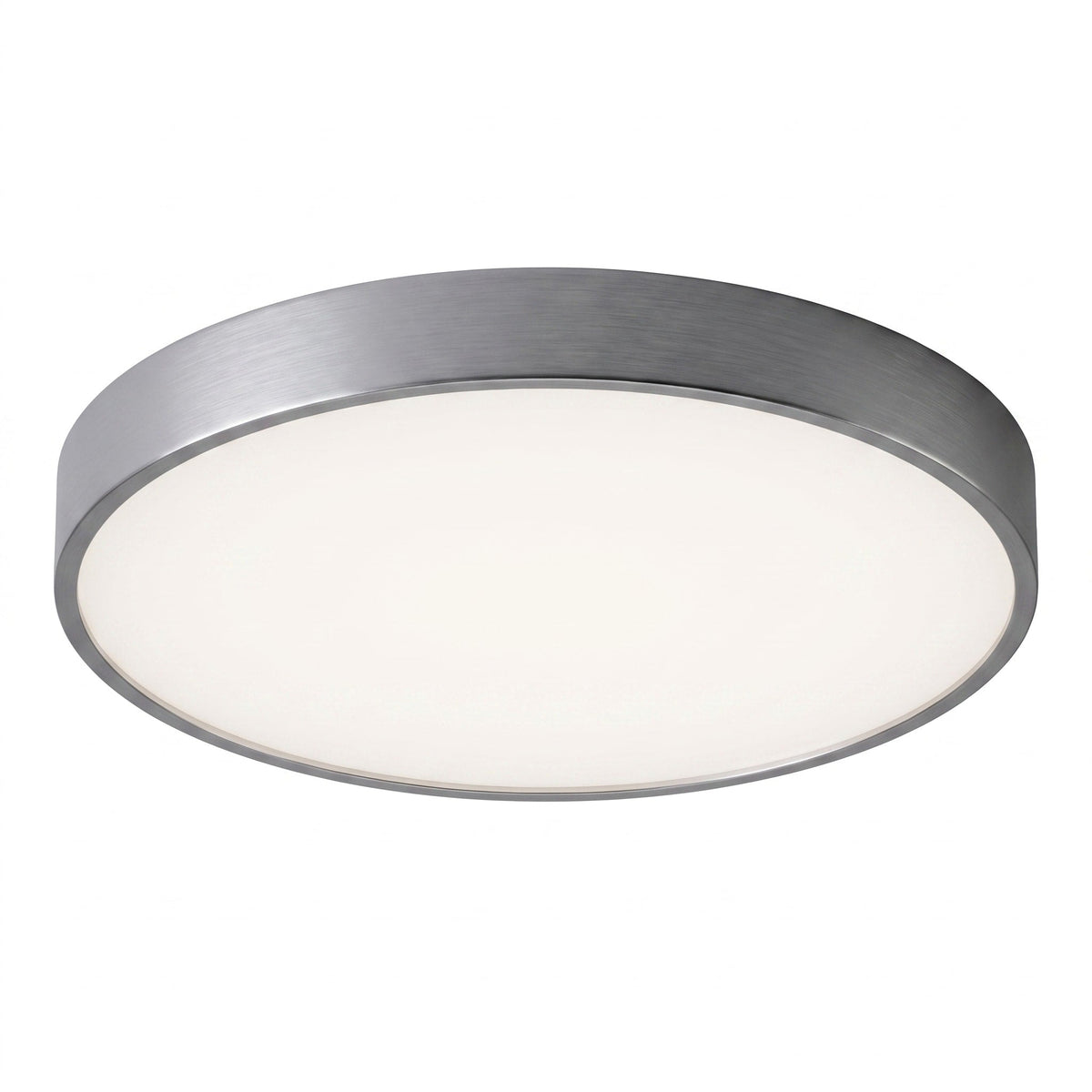 Round LED Flush Mount Ceiling Light for Bedroom and Hallway - Ceiling Light Fixtures - Grey - Oaksoho