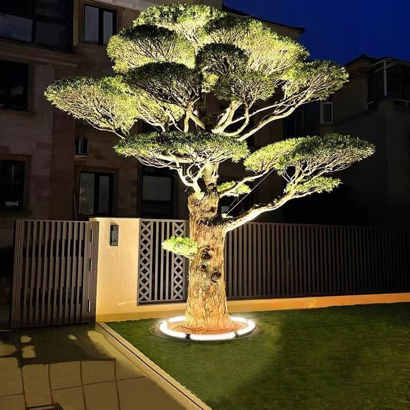 Round LED tree spotlight ring for outdoor use - LED Decorative Lights - 5 Lights – 60 W - Oaksoho