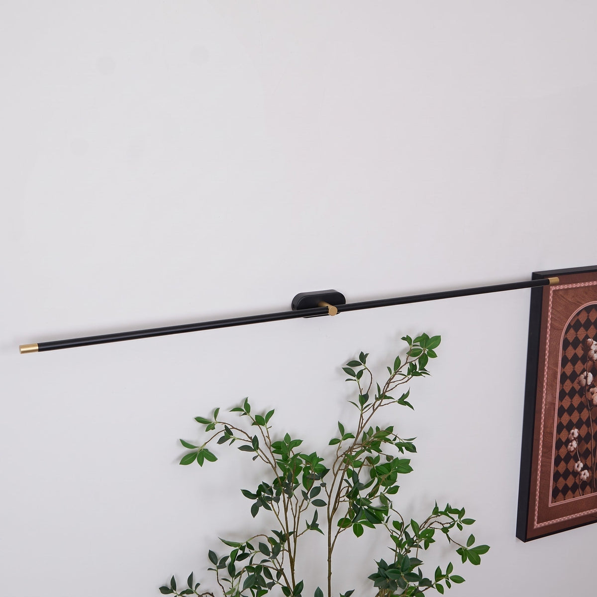 Slim Linear LED Wall Light for Bathroom Mirrors - Wall Light Fixtures - Black - Oaksoho