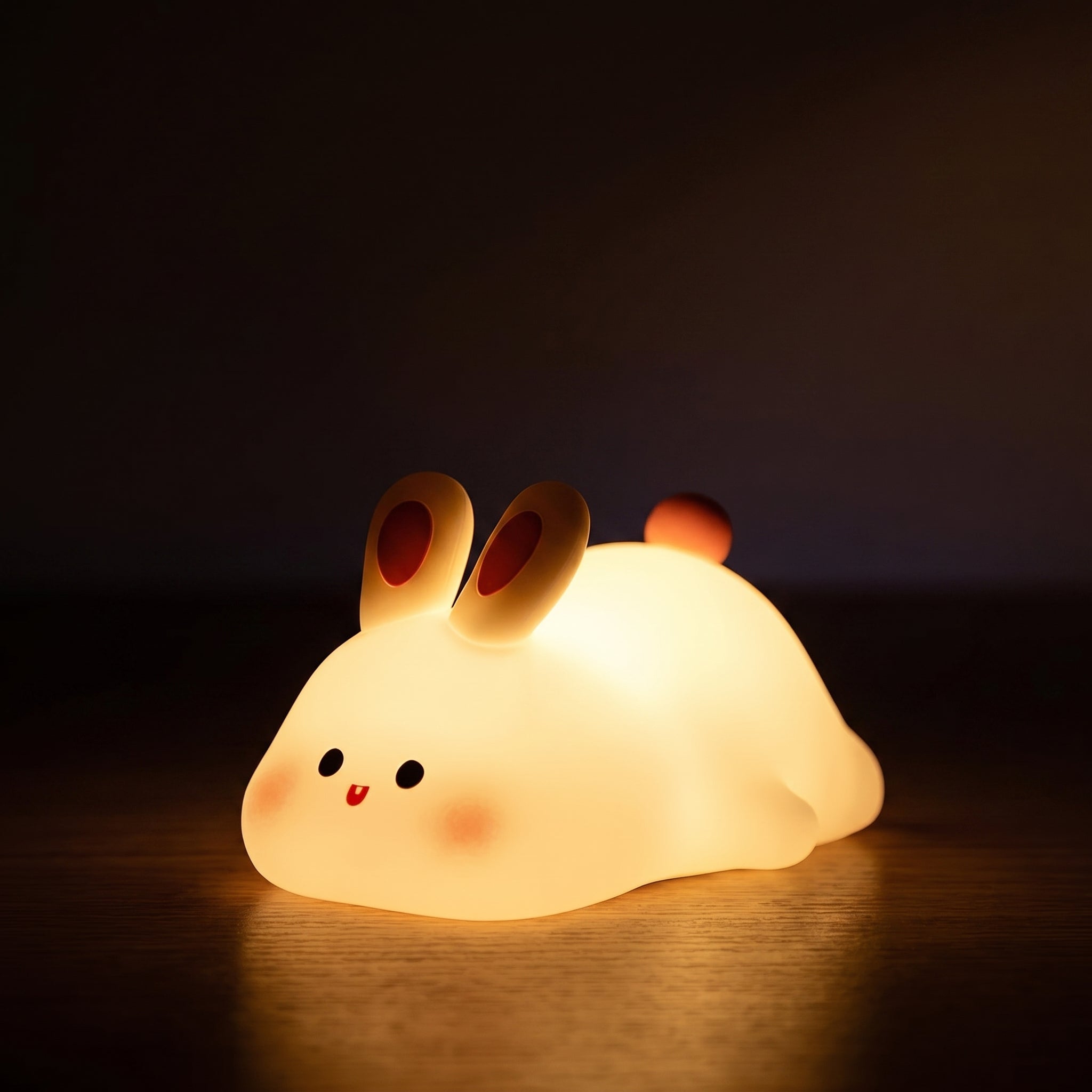 Soft LED Night Light Cute Animal Design - Night Light - Happy Bunny - Oaksoho