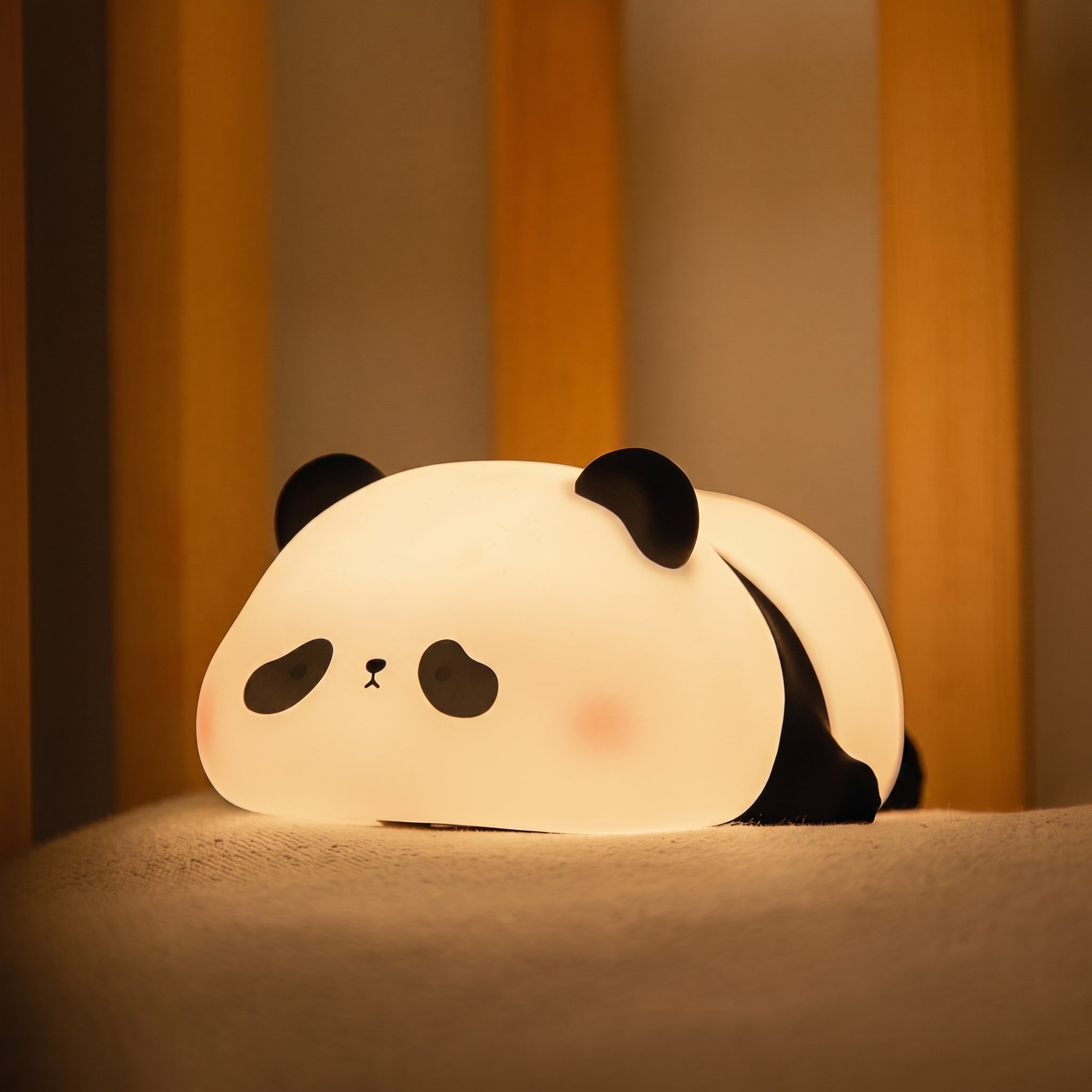 Soft LED Night Light Cute Animal Design - Night Light - Sleeping Panda - Oaksoho