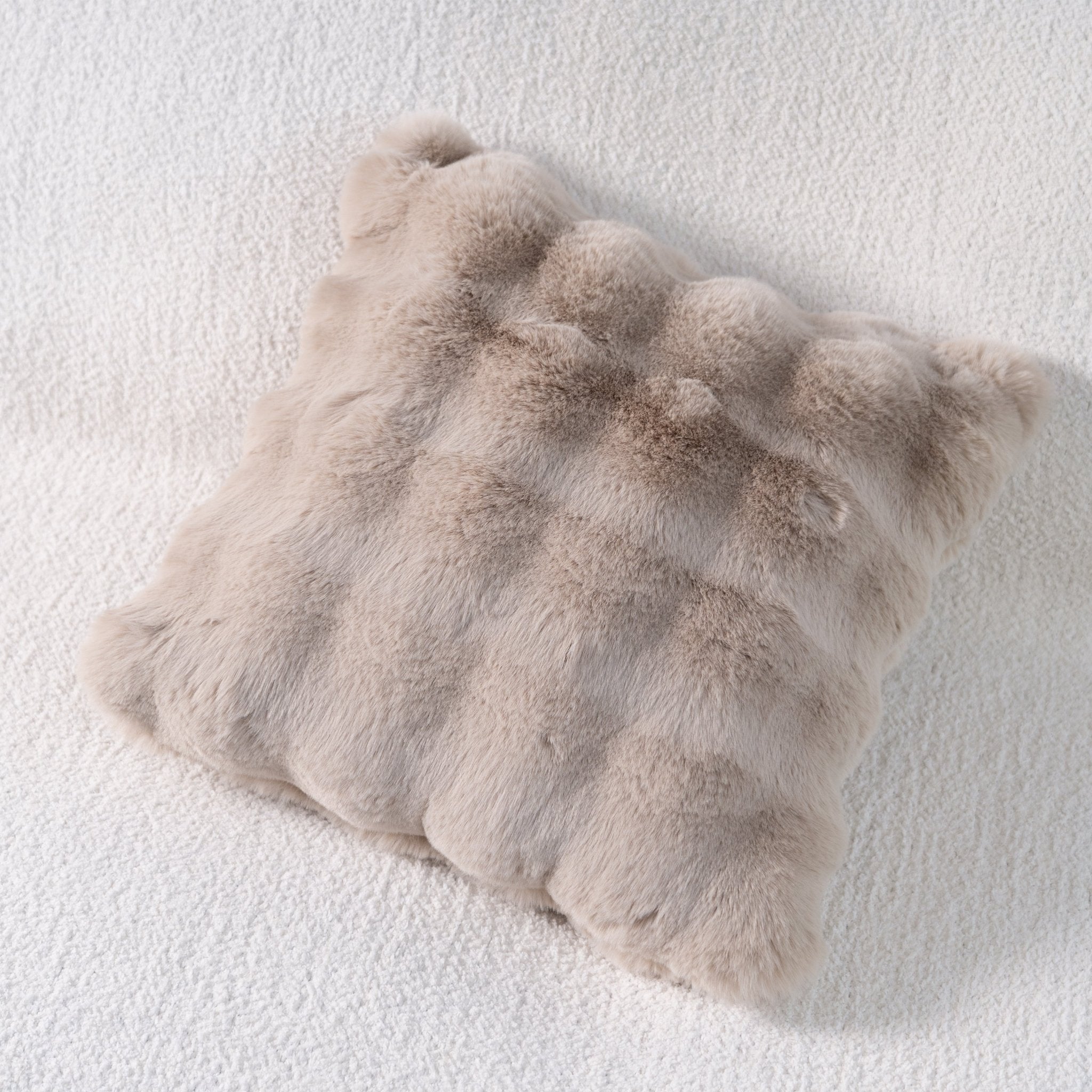 Soft Pillowcase with Hidden Zipper - Living Room - Taupe - Oaksoho