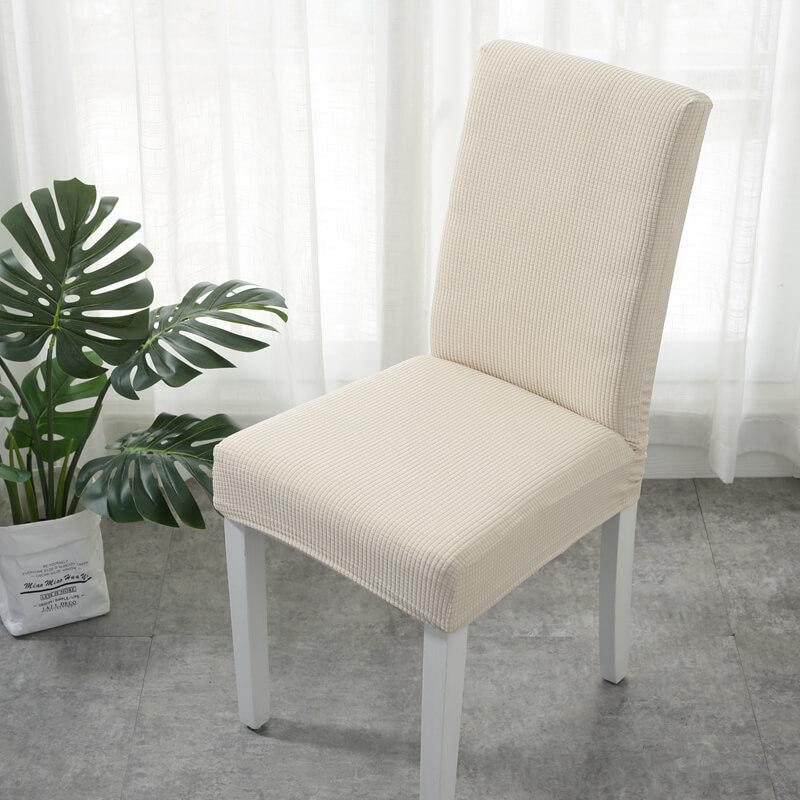 Stretch - Fit Chair Cover - Chair cover - Light Yellow - Oaksoho